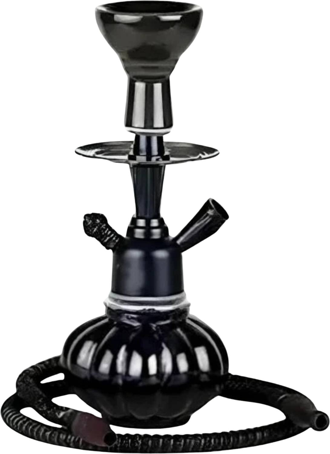 Appraise Home Impex Hookah Coco Gold Luster Premium 12 Inches 12 inch Glass Hookah