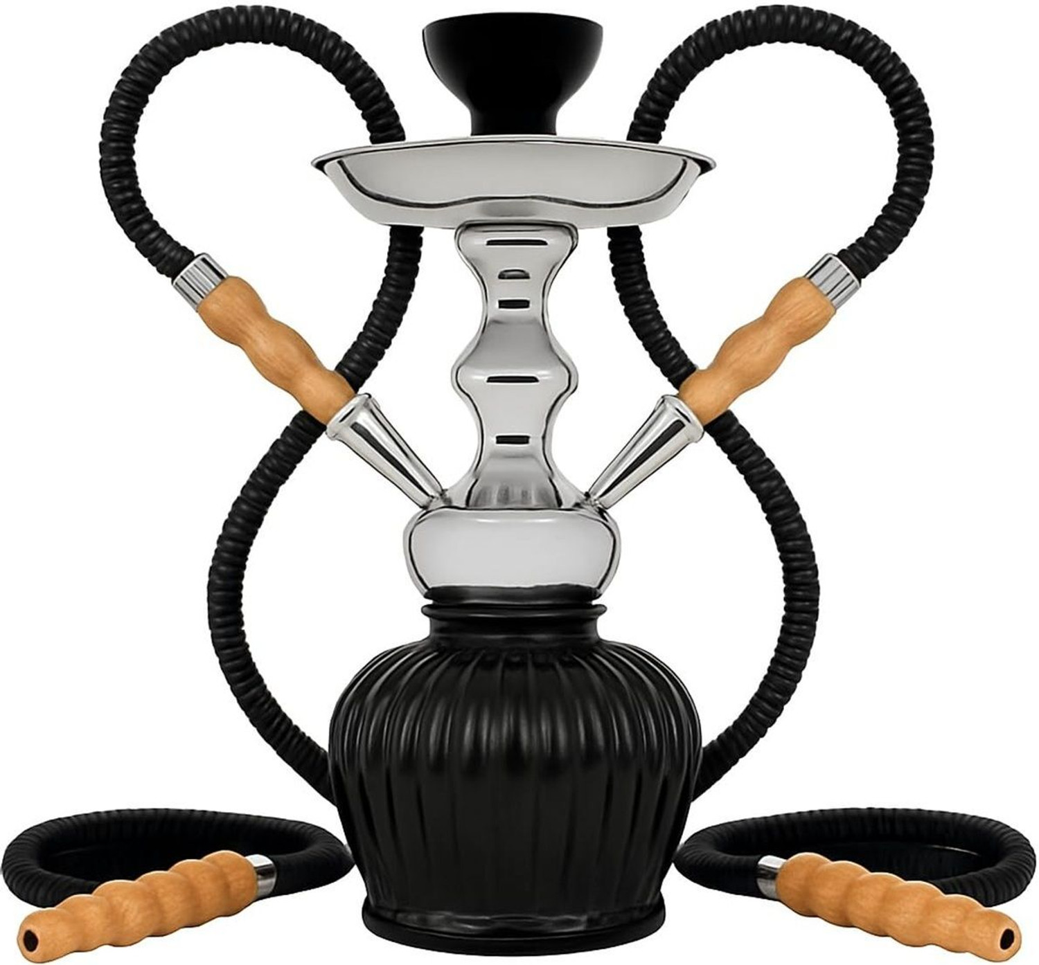 Image of FAB HOME DECOR Hookah Portable Shisha Hookah Compact Metal Hookah for Home, Party & Lounge Cafe 13 inch Aluminium Hookah