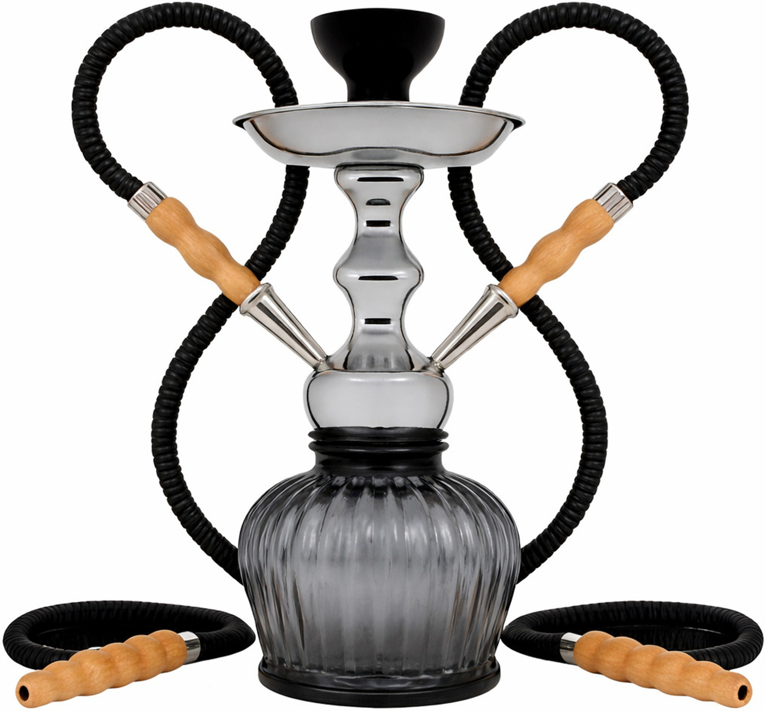 Image of FAB HOME DECOR Hookah Portable Shisha Hookah Compact Metal Hookah for Home, Party & Lounge Cafe 13 inch Aluminium Hookah