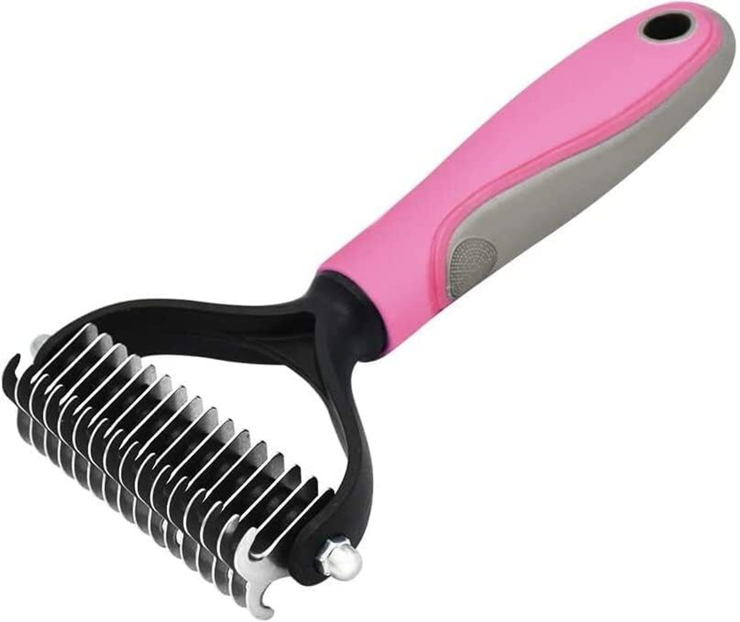 Image of FRIEDERICH Pet Grooming Comb for Dogs & Cats | Rounded Teeth Undercoat Brush Slicker Brushes for Dog & Cat