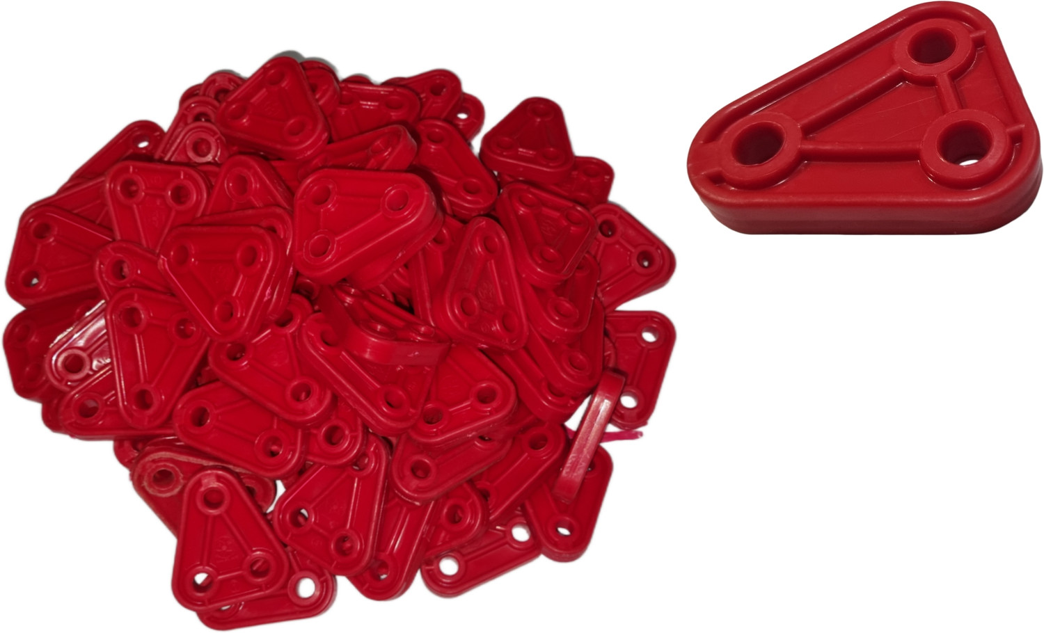 Image of GKI POULTRY Bracket use for Poultry Drinker and Feeder (Pack of 50) Hose Brackets & Clamps