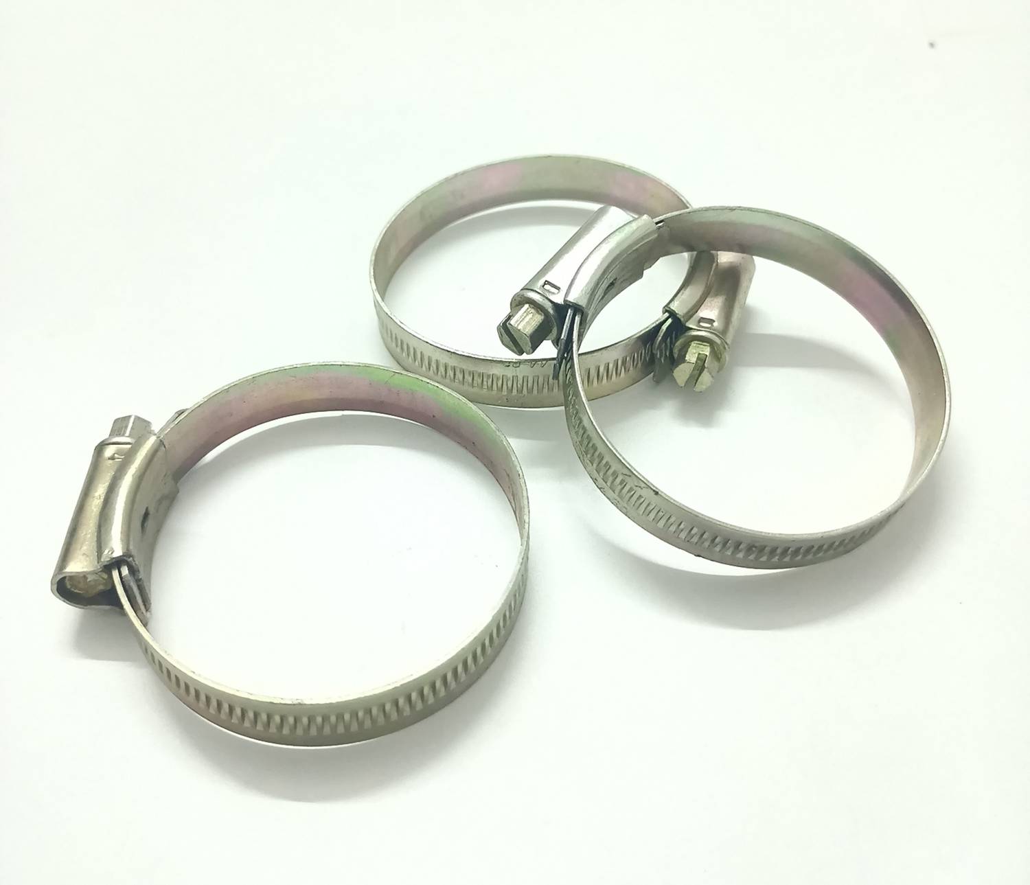 4MECH 2" Premium Quality Adjustable (44 - 60 mm) (Pack of 5) Hose Clamps