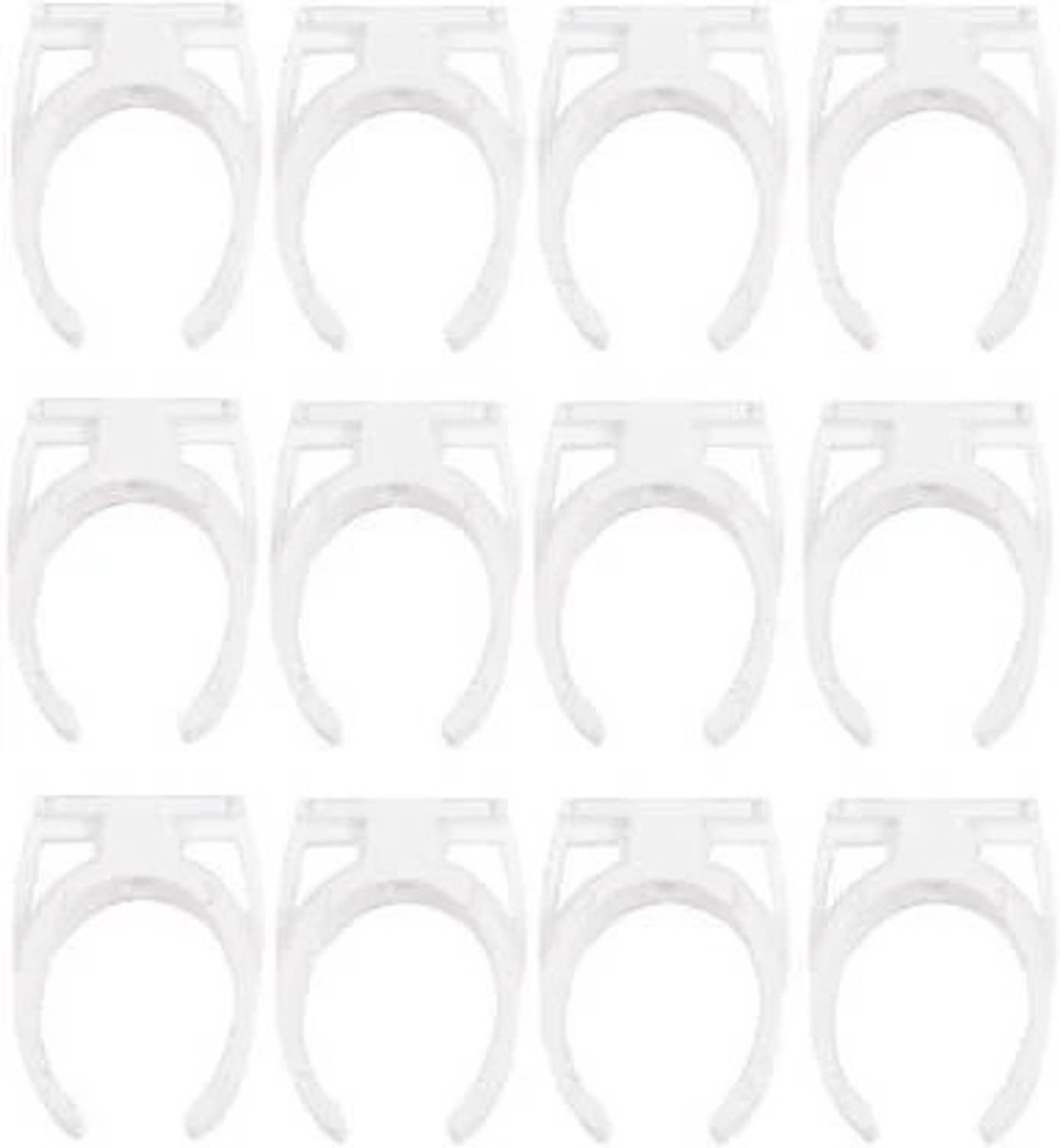 Aameria RO Water Purifier Clamp/Clip Set Size 2.5" Diameter (12Pc) | Filter & Membrane Housing Holder holder set for water purifier | High Strength Clamps for filters Hose Connector