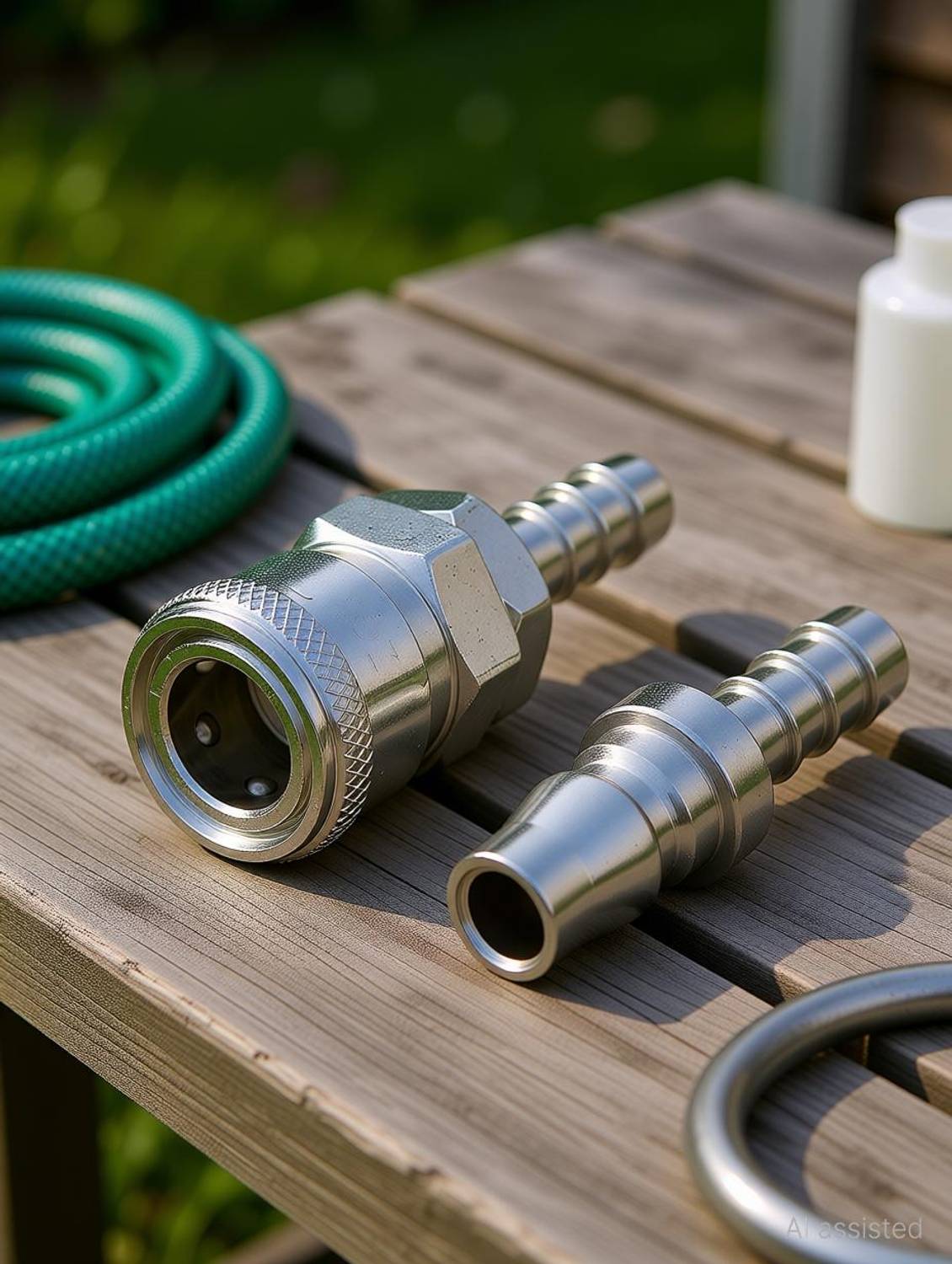 AASONS SH20+PH20-1/4 BSP Pneumatic Air Line Hose Quick Fittings Connector Coupler Hose Connector