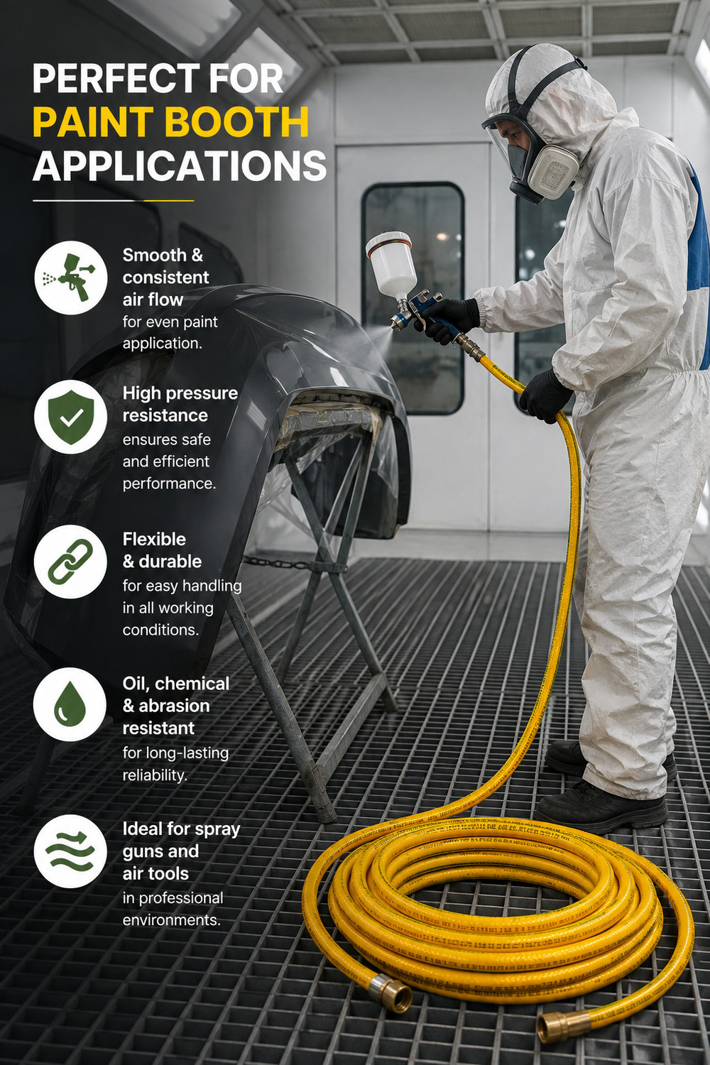 Image of RICO ITALY High Pressure Hose Pipe (8.5MM) 60mtr for Pesticide Spray, Car Washing, Cleaning RI-HOSE-PIPE-60MTR-8.5MM Hose Pipe