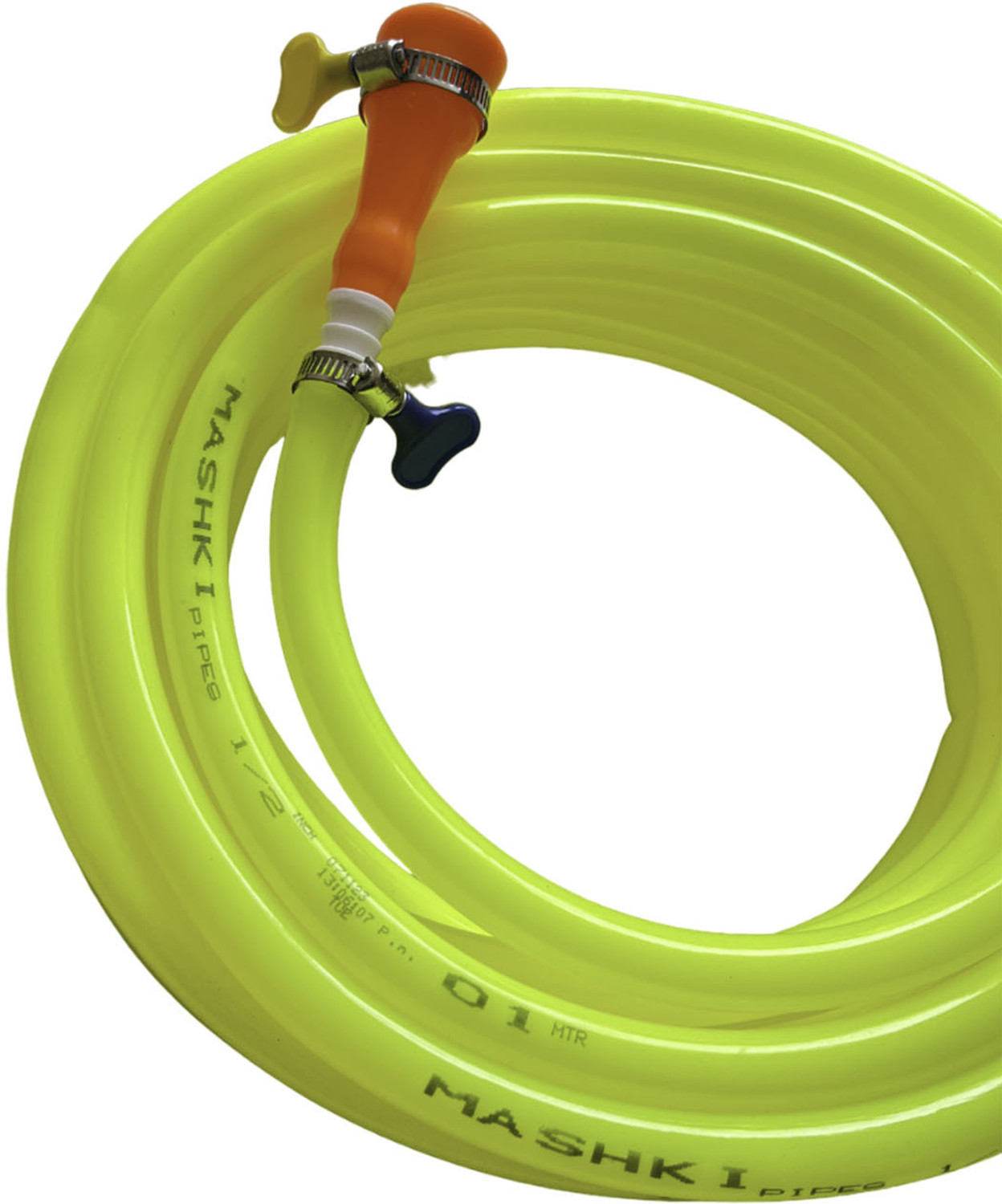 Image of MASHKI 10 Meter 1 /2 Inch (12.5mm) Water Hose Pipe with Water Spray Gun For Gardening, Car Washing, Floor Clean Easy To Use Hose Pipe