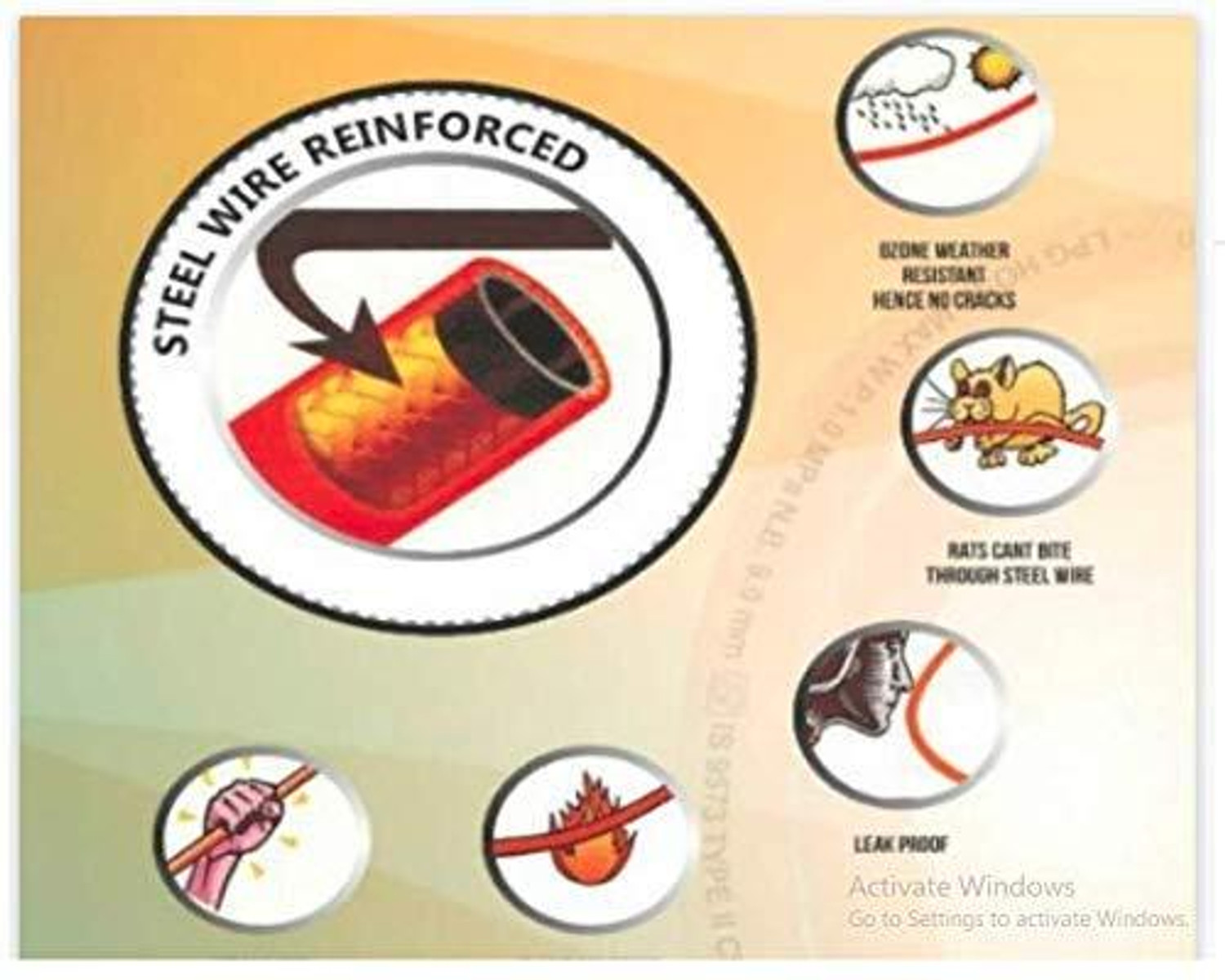 Image of Handu Indian 3 Meter Gas Pipe with 2 Hose Clump and Lighter Super Suraksha Fine Quality ISO Certified LPG Hose Flexible Gas Pipe (Steel Wire Reinforced) Hose Pipe Indian 3 Meter Gas Pipe with 2 Hose Clump and Lighter Super Suraksha Fine Quality ISO Certified LPG Hose Flexible Gas Pipe (Steel Wire Reinforced) Hose Pipe Hose Pipe
