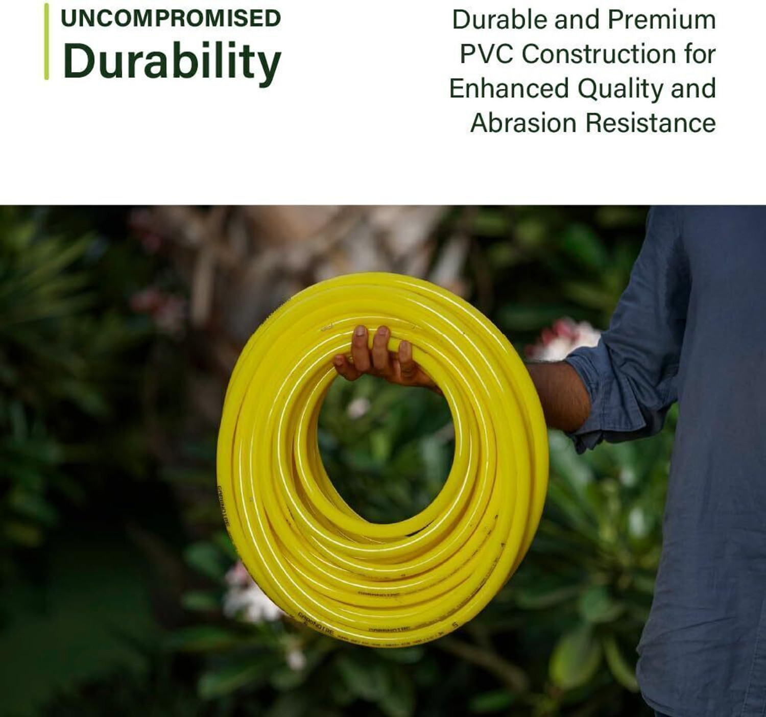 Image of AHYRA 15 Mtr PVC Water Pipe, Durable & Flexible with Accessories Connector & Clamps 15 Mtr PVC Water Pipe, Durable & Flexible with Accessories Connector & Clamps Hose Pipe