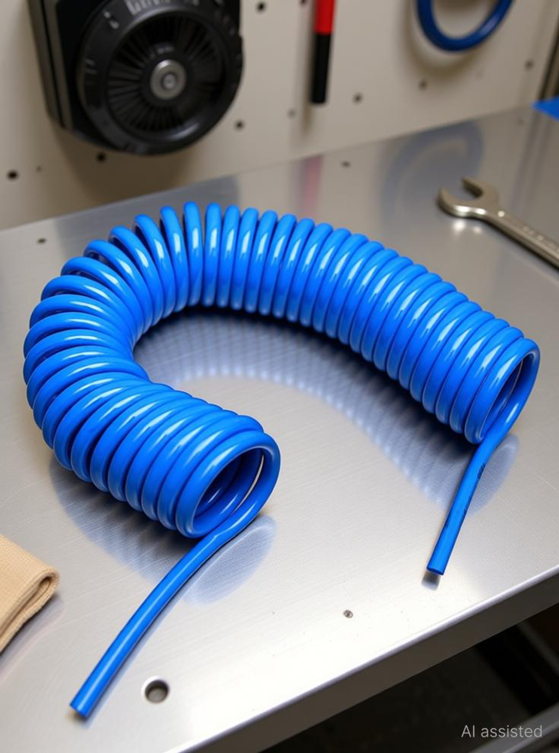 Image of HOSEMART PU-COIL-8X5-10MTR Pneumatic COIL 8mm X 5mm 10MTR LONG Flexible Spiral Tube Hose Pipe