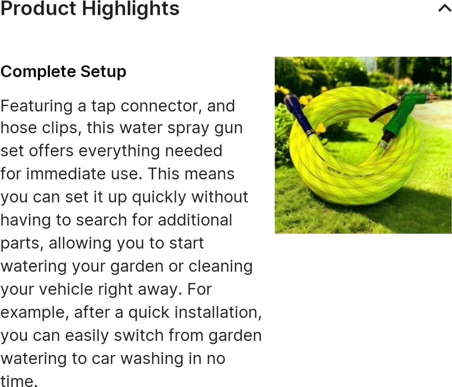 Image of Sonotek 10 Meter ( 33 Feet) 1 /2 Inch 3- Layered Braided Pipe With Water Spray Gun. Sonotek Braided Pipe For Gardening use , Car Washing ,Bike washing, Home Use Hose Pipe