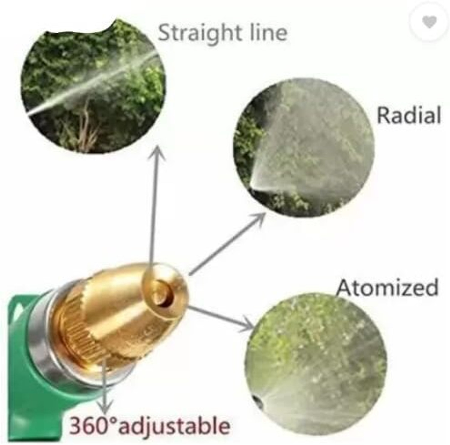 Image of AHYRA AY-20 MTR braided Hose Pipe with spray gun, tap connectors and clamps AH-20MTR-SLIM GUN Hose Pipe