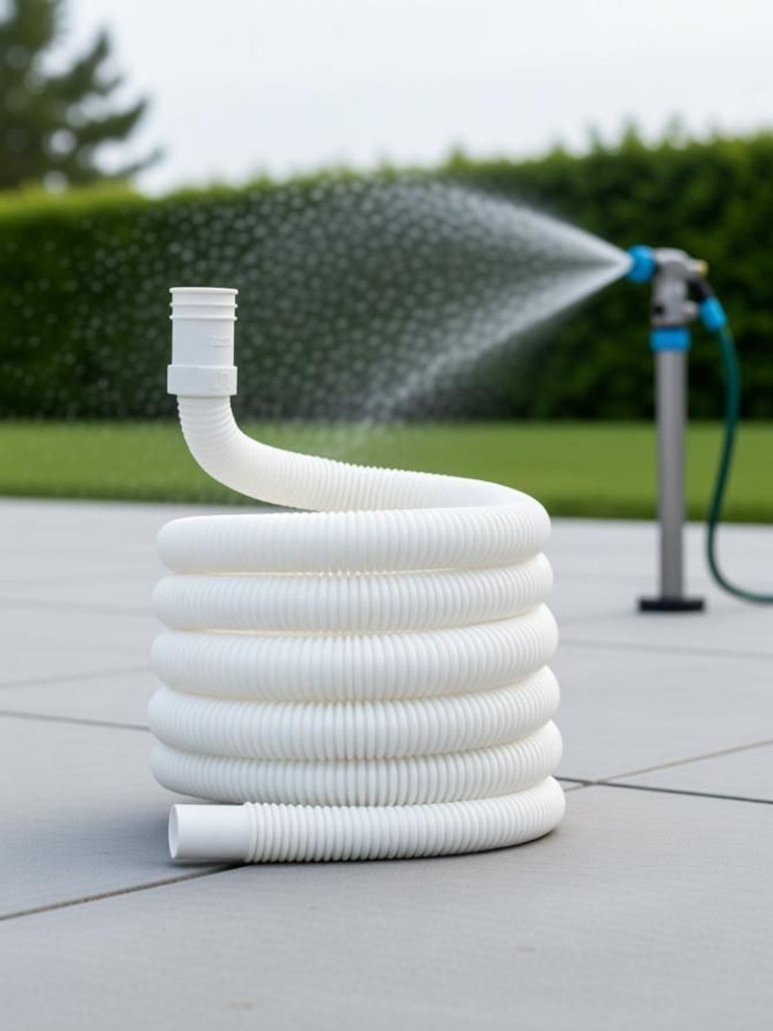 Image of Episkey OUTLET 5M Washing Machine Drain Pipe Heavy Duty PVC Outlet Hose | Flexible & Leak-Proof Hose Pipe