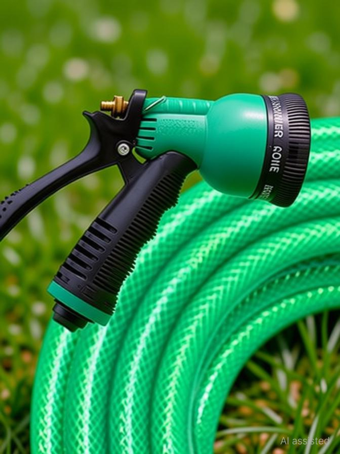 Image of AHYRA AY-30 Hose Pipe with spray gun, tap connectors and clamps AH-30 MTR Hose Pipe
