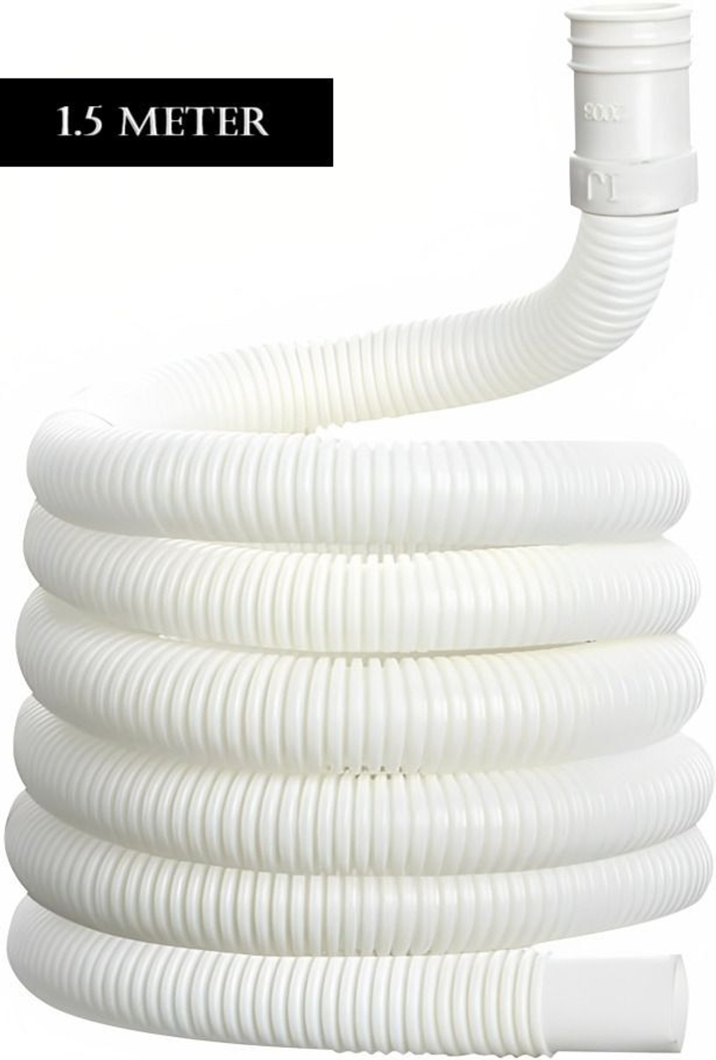 Image of Episkey OUTLET 1.5M Washing Machine Drain Pipe Heavy Duty PVC Outlet Hose | Flexible & Leak-Proof Hose Pipe