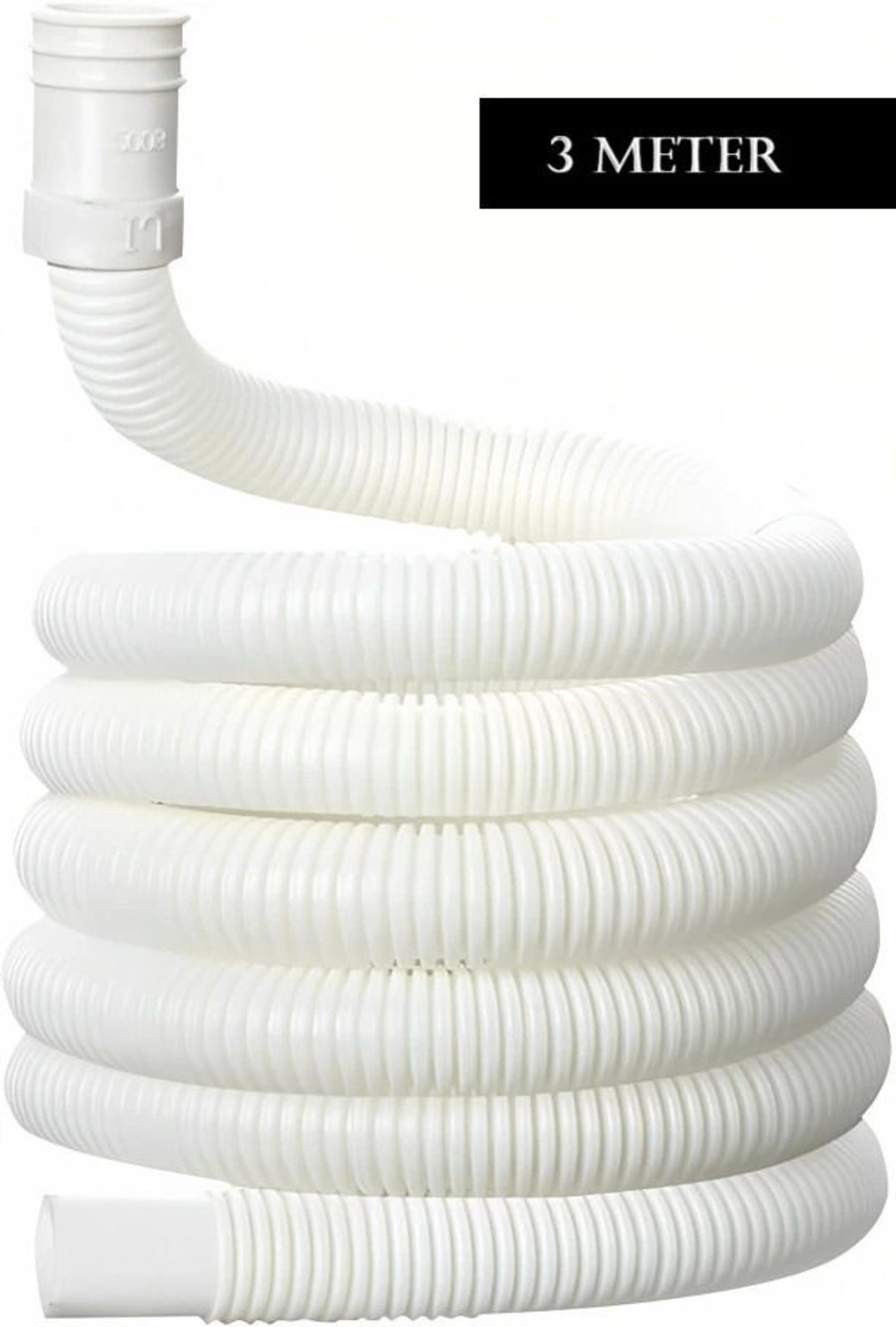 Image of Episkey OUTLET 3M Washing Machine Drain Pipe Heavy Duty PVC Outlet Hose | Flexible & Leak-Proof Hose Pipe