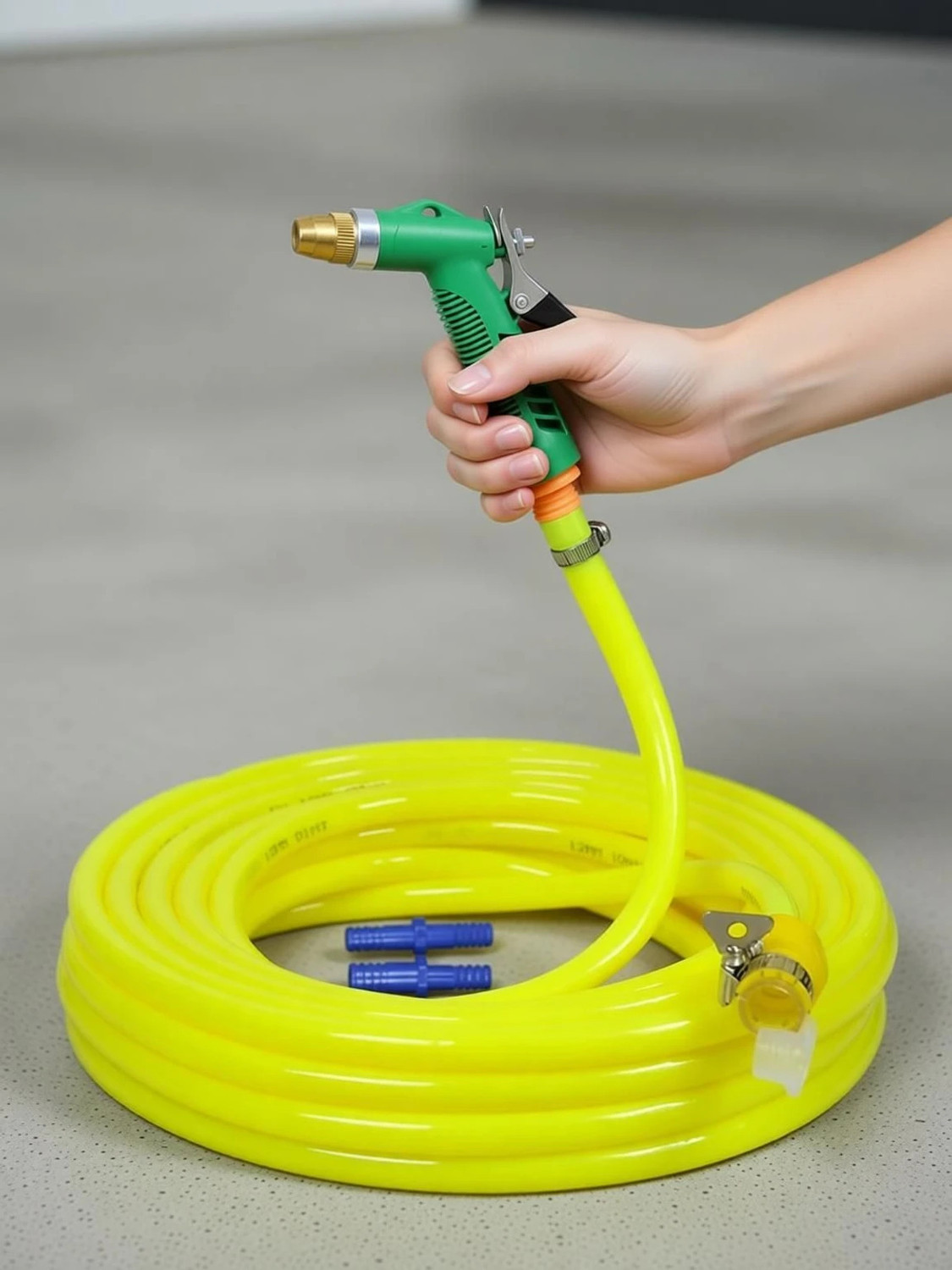 Image of AHYRA 50MTR BRAIDED 3-LAYERED PIPE (0.5 inch,12mm) GARDENING, PET BATH CAR Hose Pipe Hose Pipe