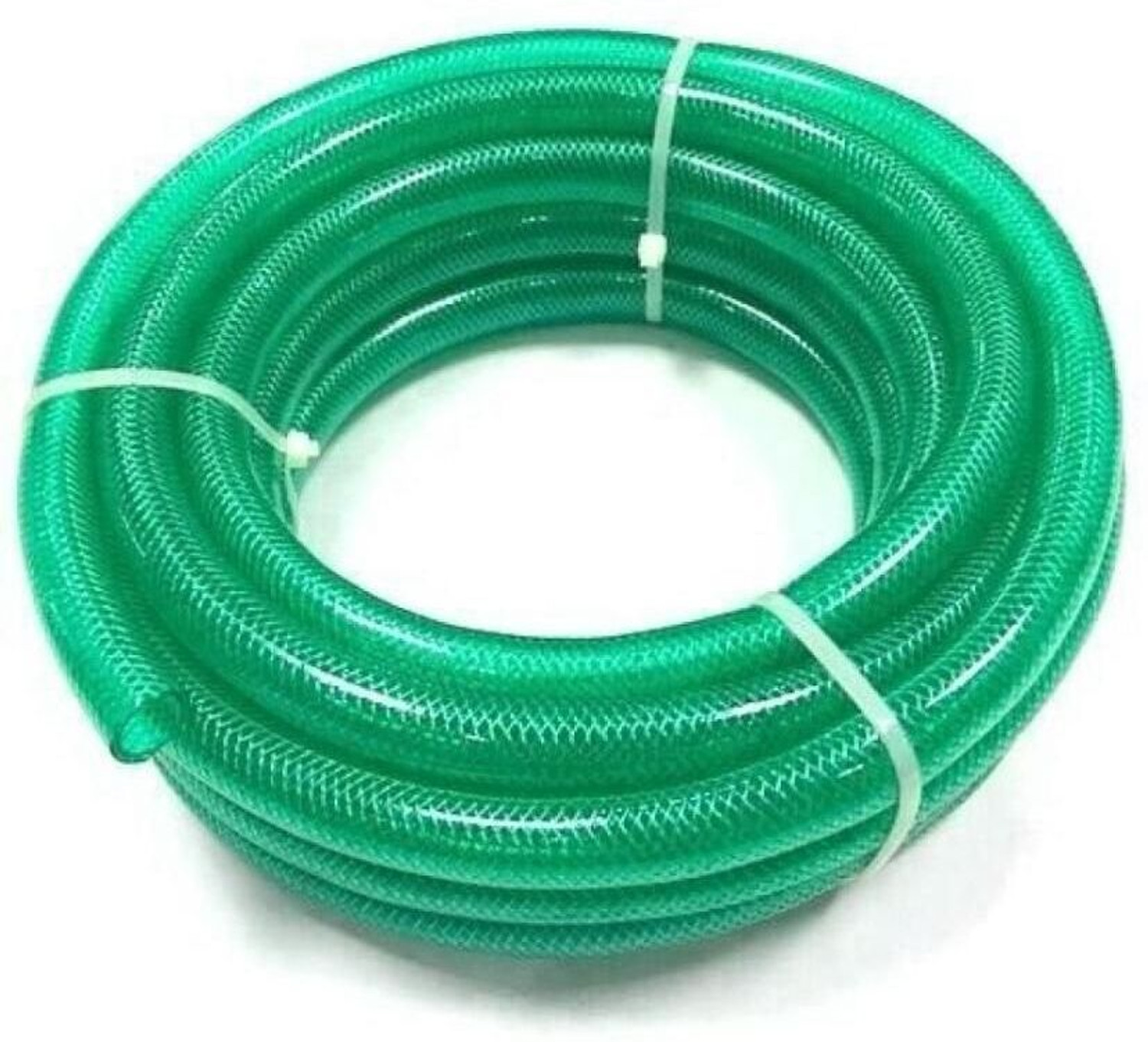 Image of RAMANAR 30 meter (100 ft) 3 /4 inch(20 mm) braided 3 layered heavy duty water hose connector and clamps water gardening cleaning out door indoor use Hose Pipe