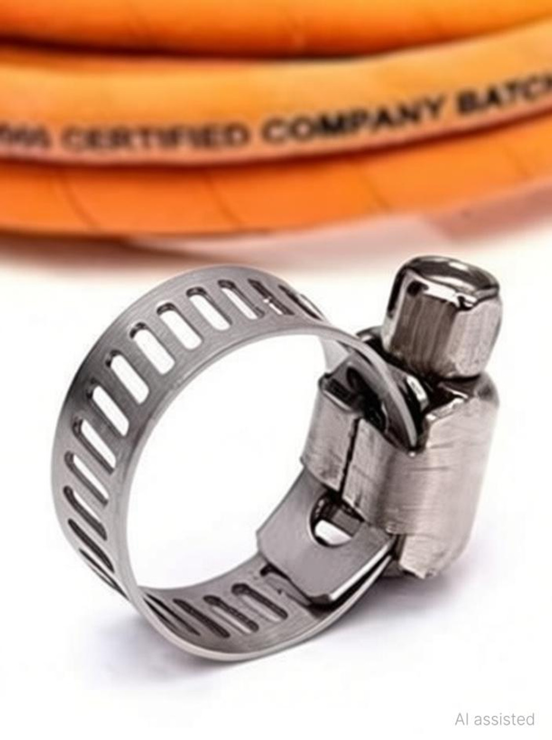 Image of Q13 gas pipe 1.5 Meters ISI Certified LPG Hose Pipe for Stove with Reinforced Steel Wire Hose Pipe