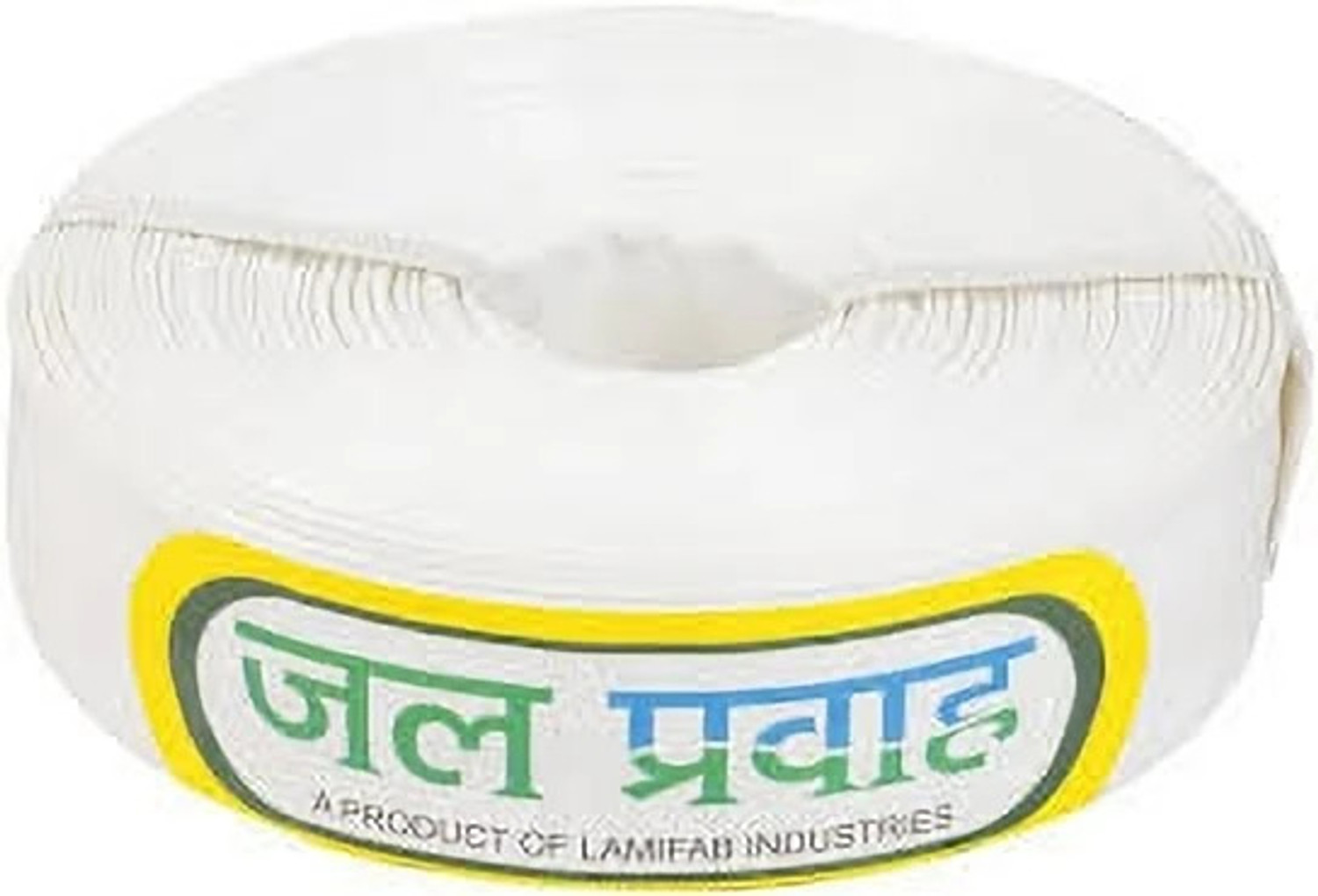 Image of Jal Pravah HDPE lapeta pipe 4 inch 30 meter 0.36 mm Thick Jal Pravah HDPE lapeta pipe HDPE Laminated Woven Lay Flat Tube Hose Pipe