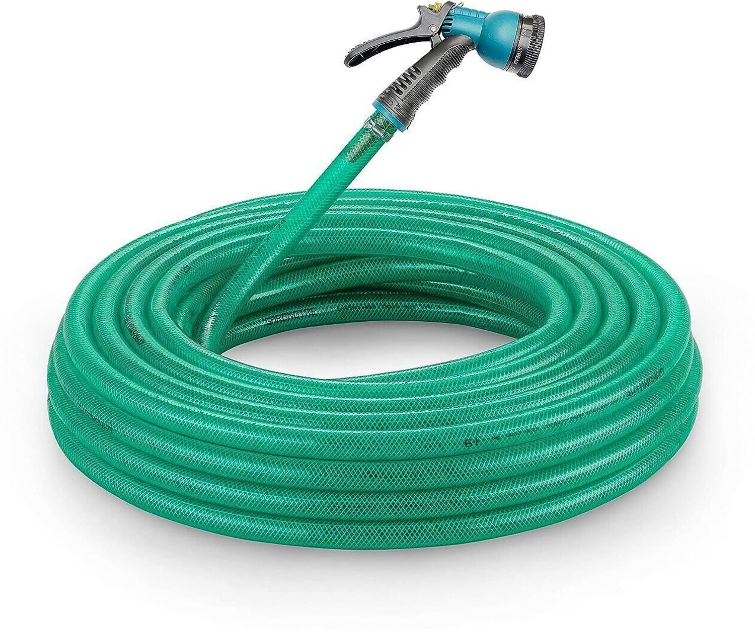 Image of AHYRA AY-10 mtr Hose Pipe with spray gun and tap connectors and clamps AH-10 MTR Hose Pipe