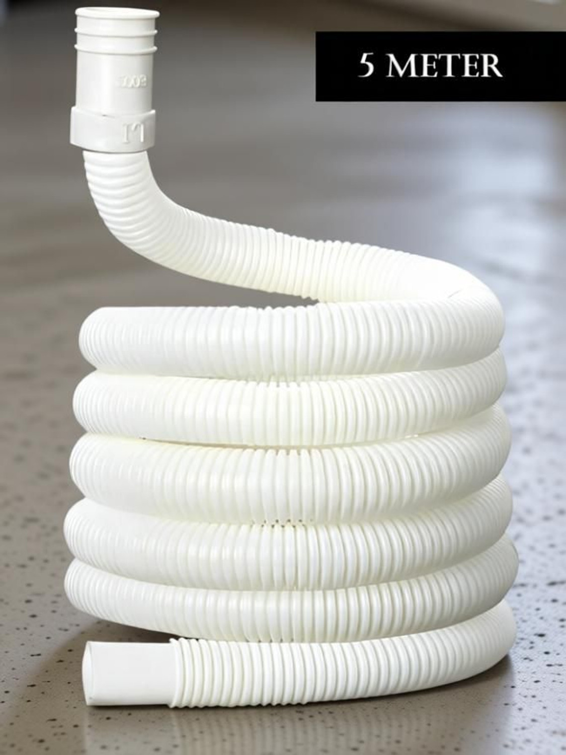 Image of Episkey OUTLET 5M Washing Machine Drain Pipe Heavy Duty PVC Outlet Hose | Flexible & Leak-Proof Hose Pipe