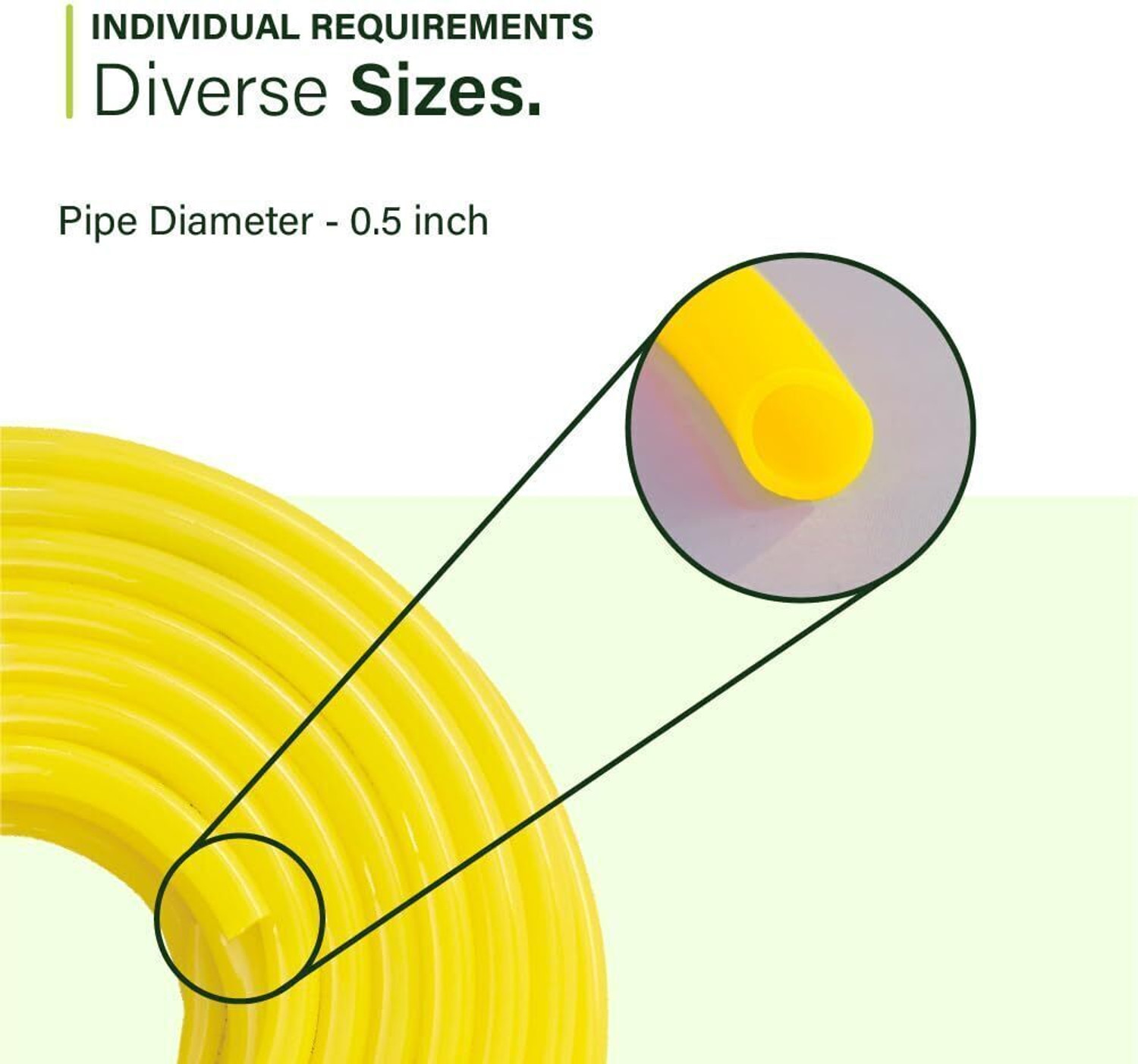 Image of AHYRA 15 Mtr PVC Water Pipe, Durable & Flexible with Accessories Connector & Clamps 15 Mtr PVC Water Pipe, Durable & Flexible with Accessories Connector & Clamps Hose Pipe