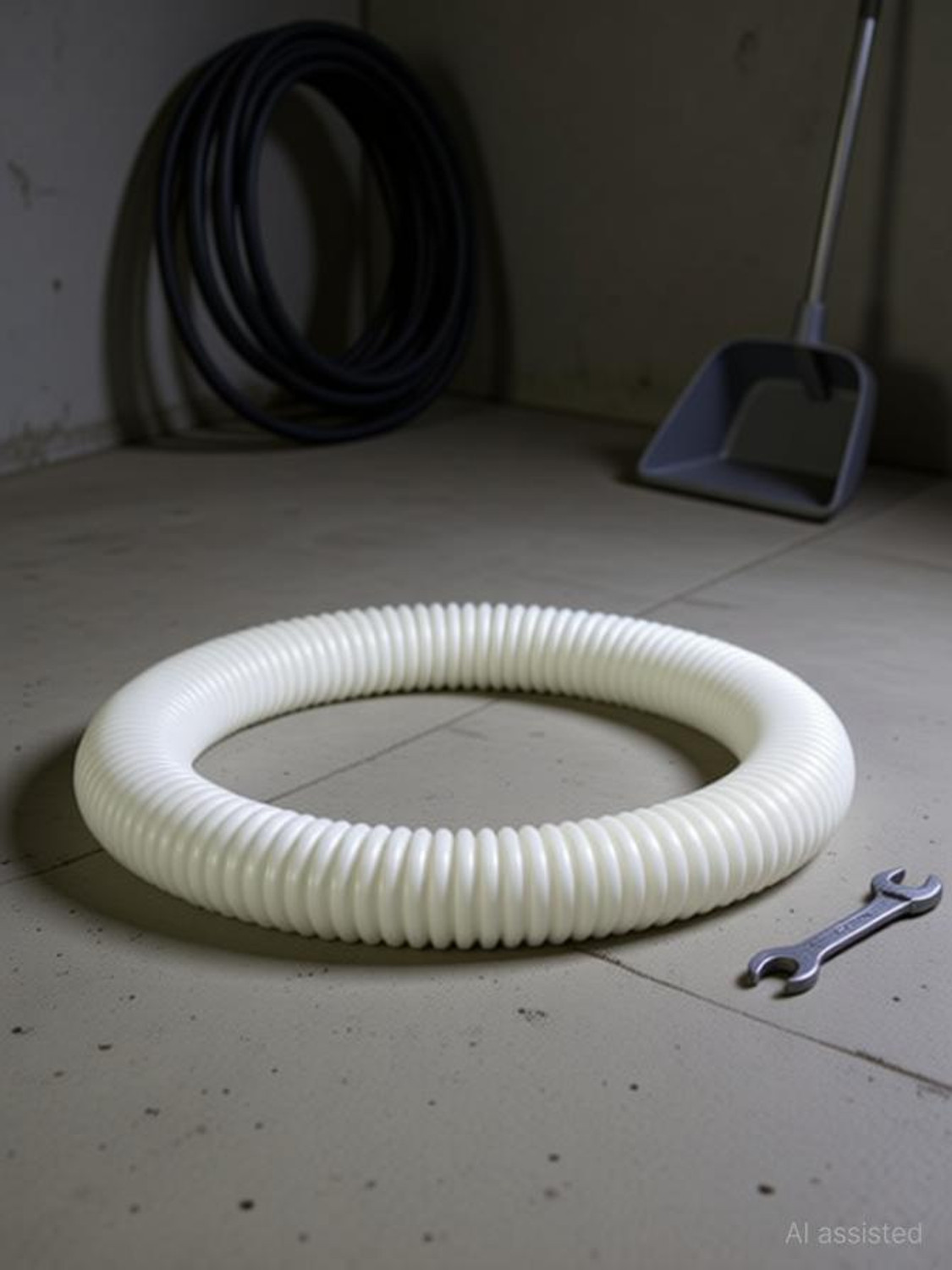 Image of Episkey OUTLET 2M Washing Machine Drain Pipe Heavy Duty PVC Outlet Hose | Flexible & Leak-Proof Hose Pipe