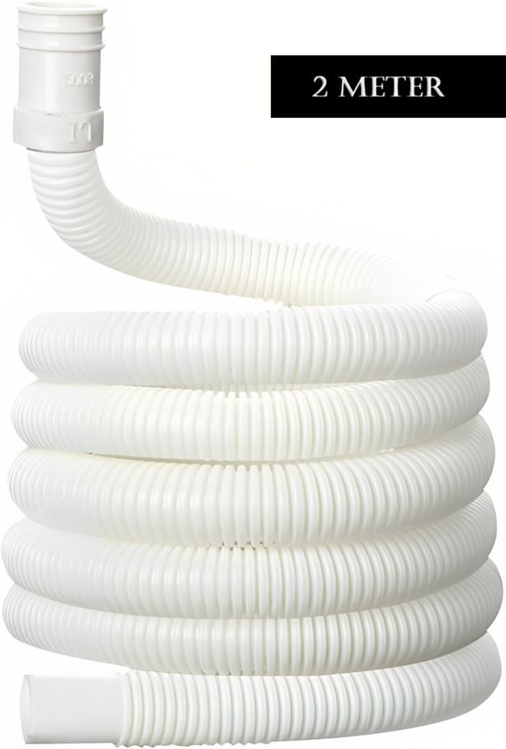 Image of Episkey OUTLET 2M Washing Machine Drain Pipe Heavy Duty PVC Outlet Hose | Flexible & Leak-Proof Hose Pipe
