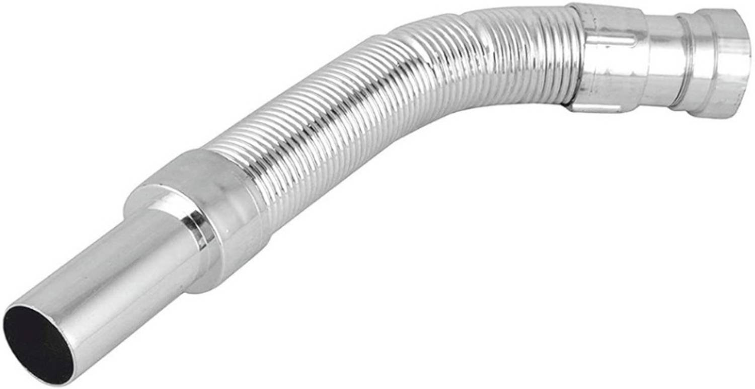 BathBliss PVC Chrome Plated Flexible Waste Pipe 1-1/4" for Kitchen Sink Heavy Duty Waste Water Drain Hose Outlet Tube Connector (Pack of 1) Hose Pipe