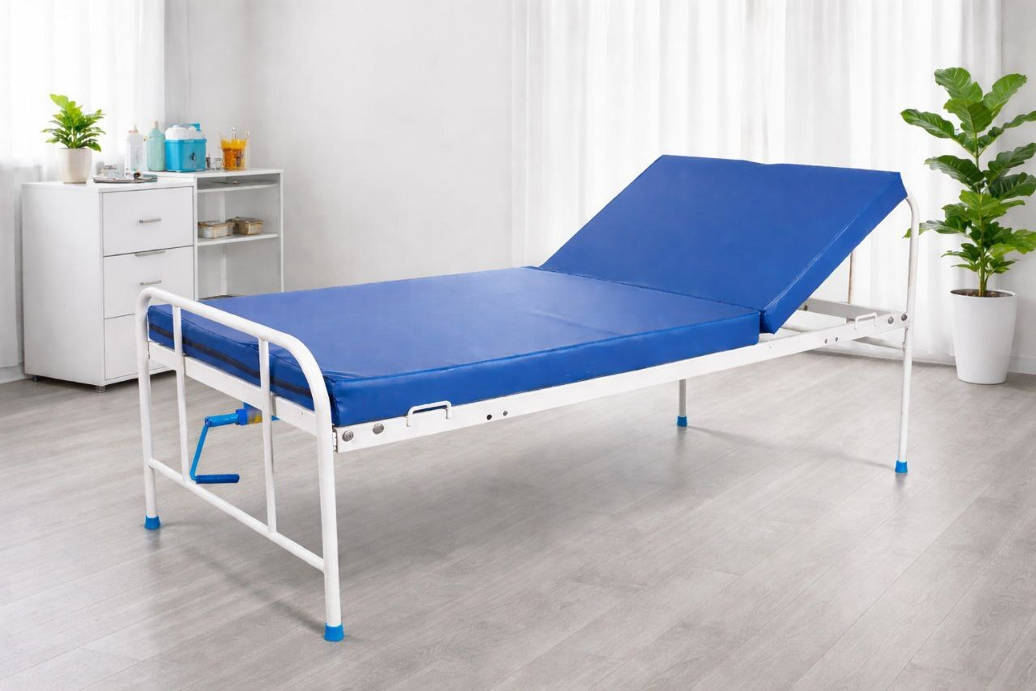 Image of APOLLO HOSPIZONE Iron, Steel, Anodized Iron, Foam, Galvanized Steel Speciality Hospital Bed