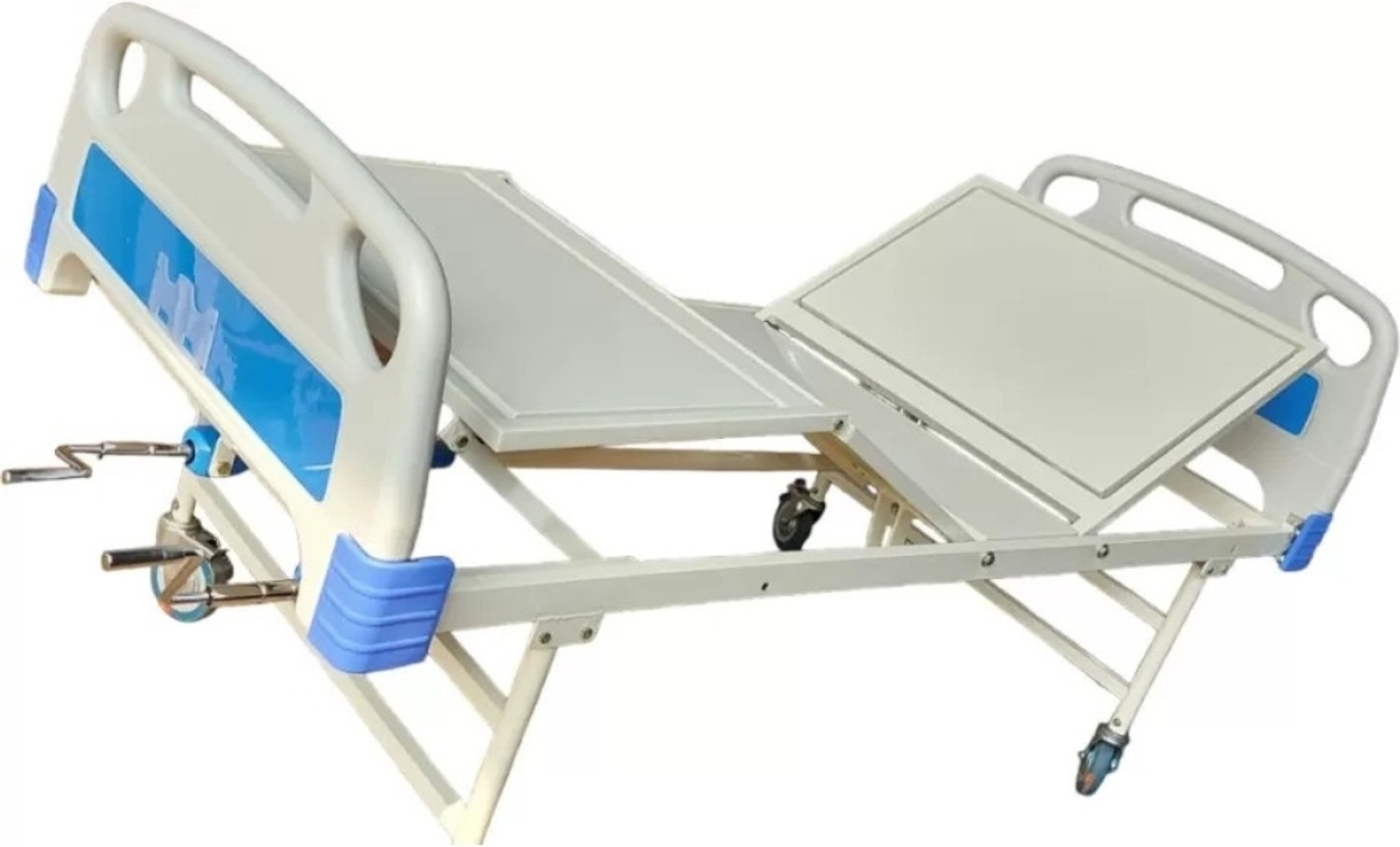 Image of MF HOSPICARE Galvanized Steel, Iron Manual Hospital Bed