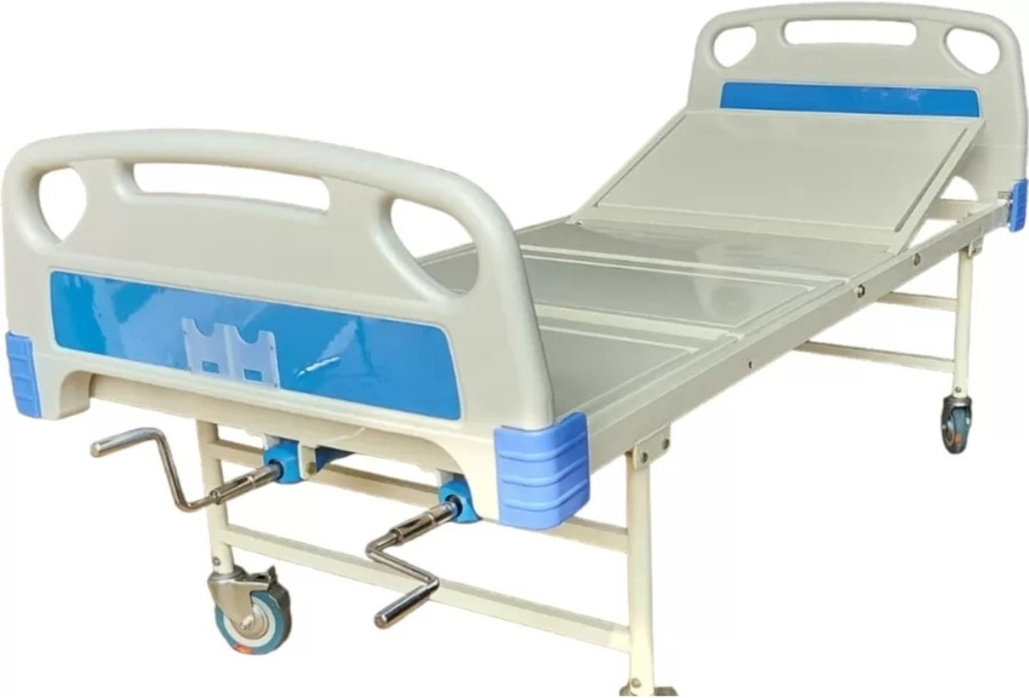 Image of MF HOSPICARE Galvanized Steel, Iron Manual Hospital Bed