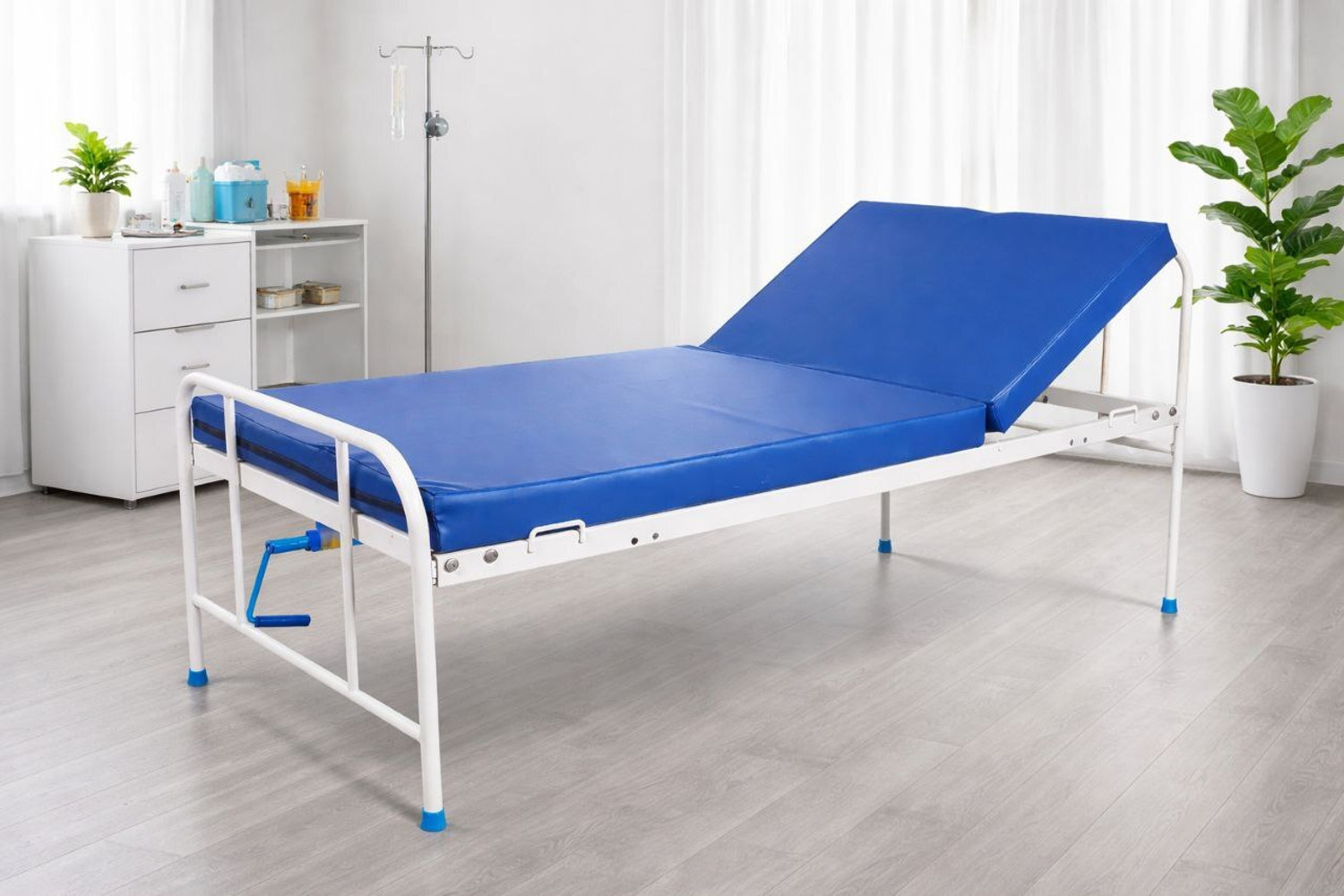 Image of APOLLO HOSPIZONE Iron, Steel, Anodized Iron, Foam, Galvanized Steel Speciality Hospital Bed