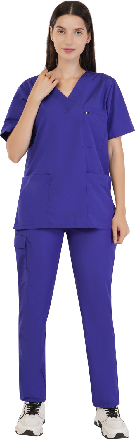 Image of PRAGATI TRENDS Elite Unisex Scrub Suit | Pants & Shirts Hospital Scrubs | Gown Hospital Scrub