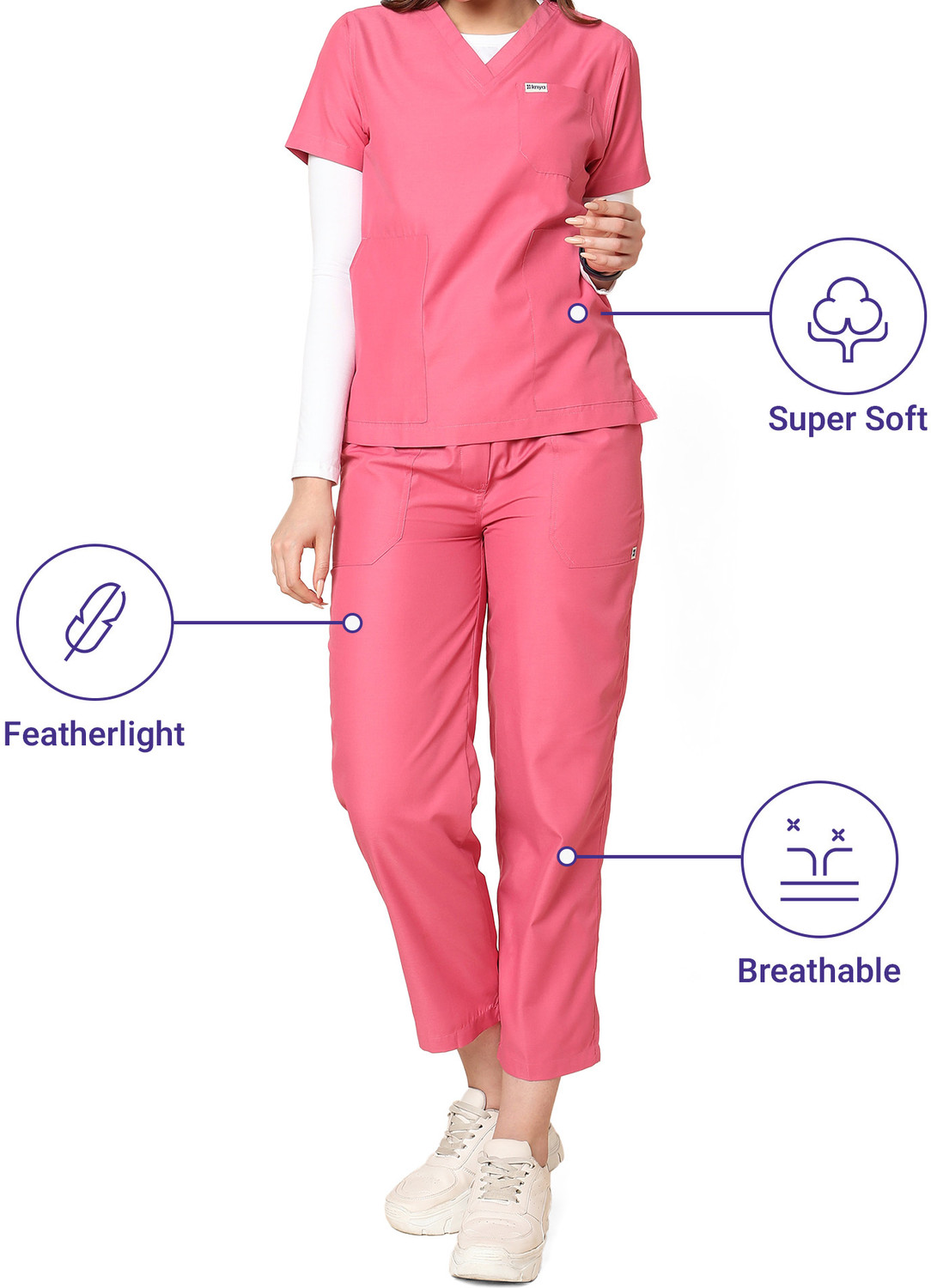 Image of KNYA New gen Pant, Shirt Hospital Scrub