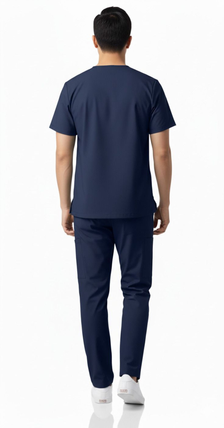 Image of UNIQFORM Men scrub suit Special for Healthcare Professionals Hospital Scrub Suit Set Shirt, Pant Hospital Scrub