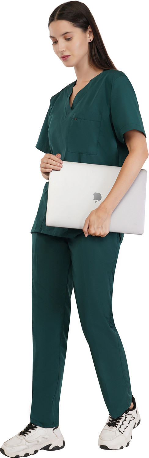 Image of PRAGATI TRENDS Elite Unisex Scrub Suit | Pants & Shirts Hospital Scrubs | Gown Hospital Scrub