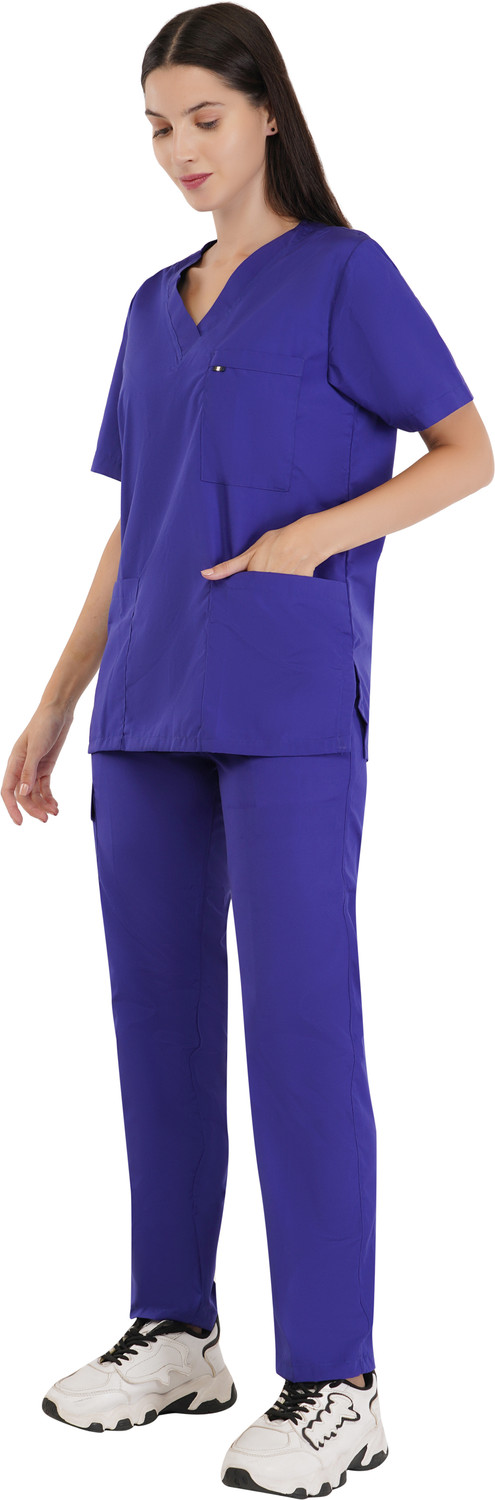 Image of PRAGATI TRENDS Elite Unisex Scrub Suit | Pants & Shirts Hospital Scrubs | Gown Hospital Scrub