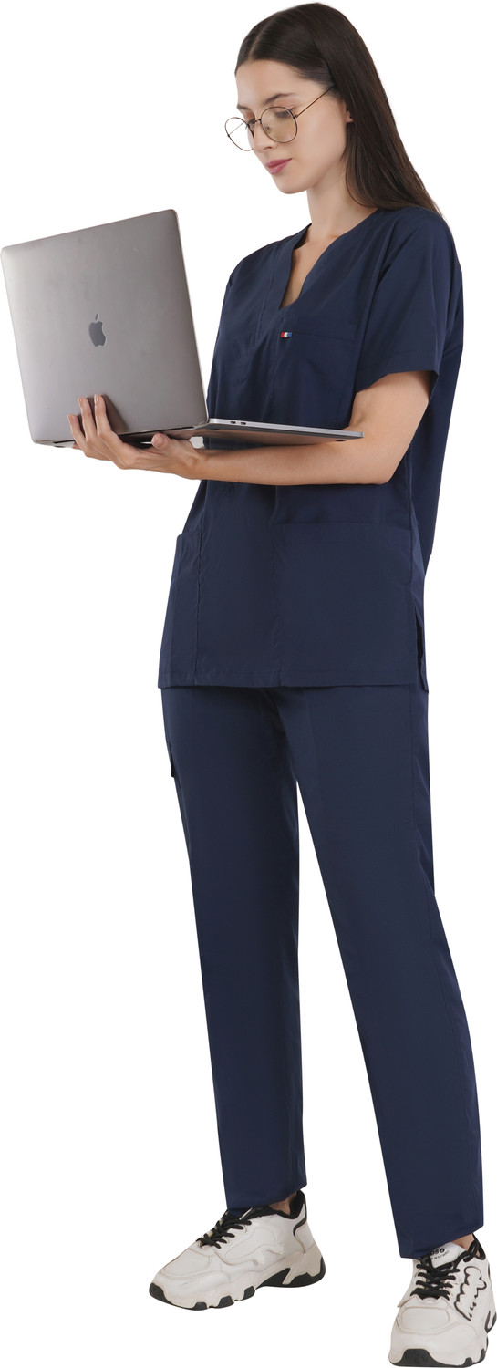 Image of PRAGATI TRENDS ElIte Unisex Scrub Suit | Pants & Shirts Hospital Scrubs | Gown Hospital Scrub