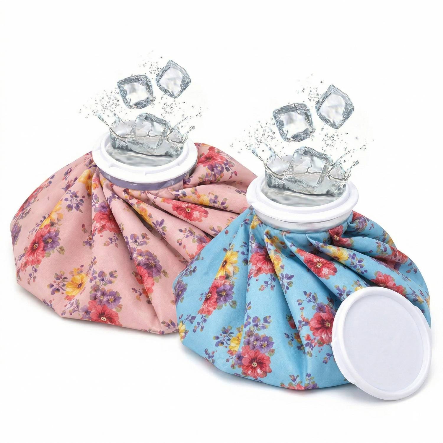 7SHIELD Dual Therapy Hot & Cold Water Bag 1L, Fast Pain Relief for Injuries,2Pcs Hot and Cold Both Pack