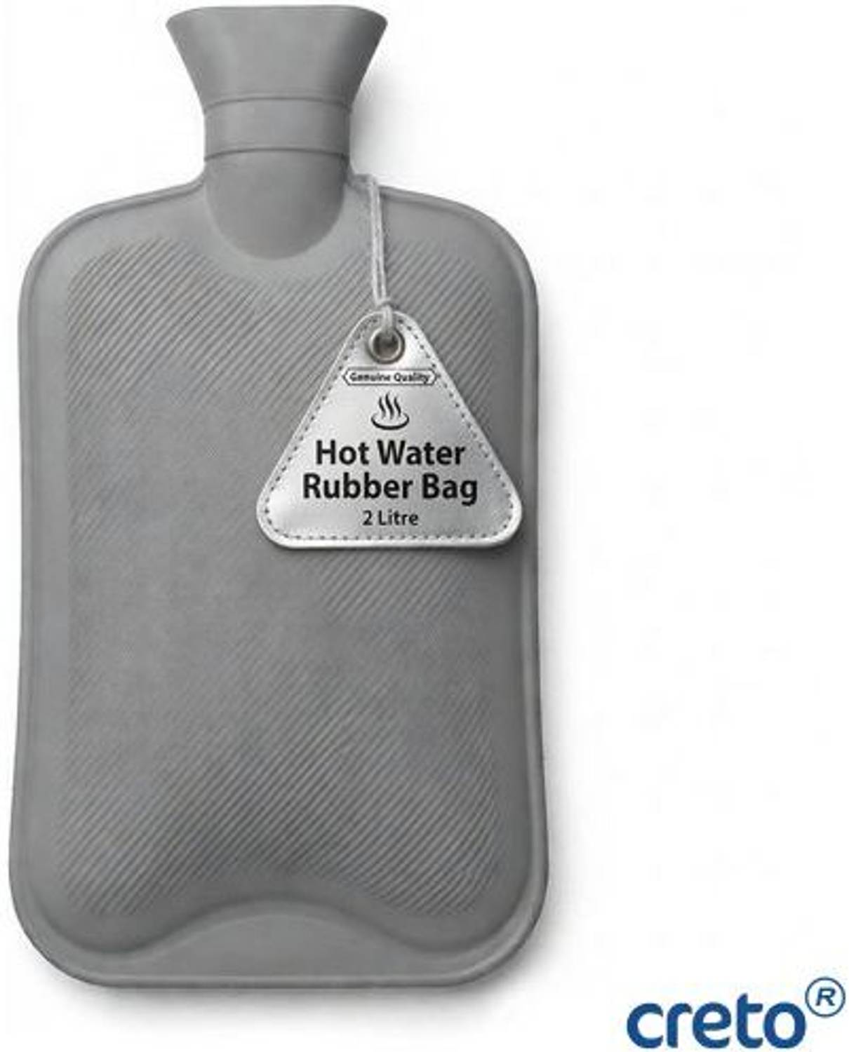 CRETO 2L Large Rubber Hot Water Bag - Image 1
