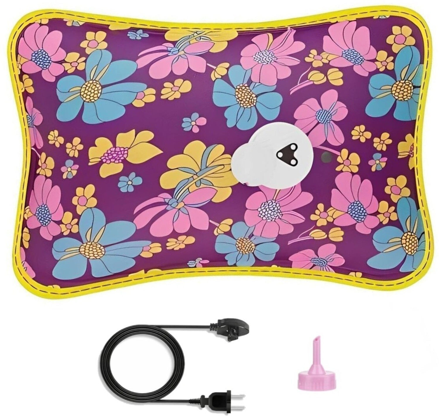 Image of Fluent Electric Hot Water Bag for Periods joint back stomach pain relief Warm Bag Electrical 1 L Hot Water Bag