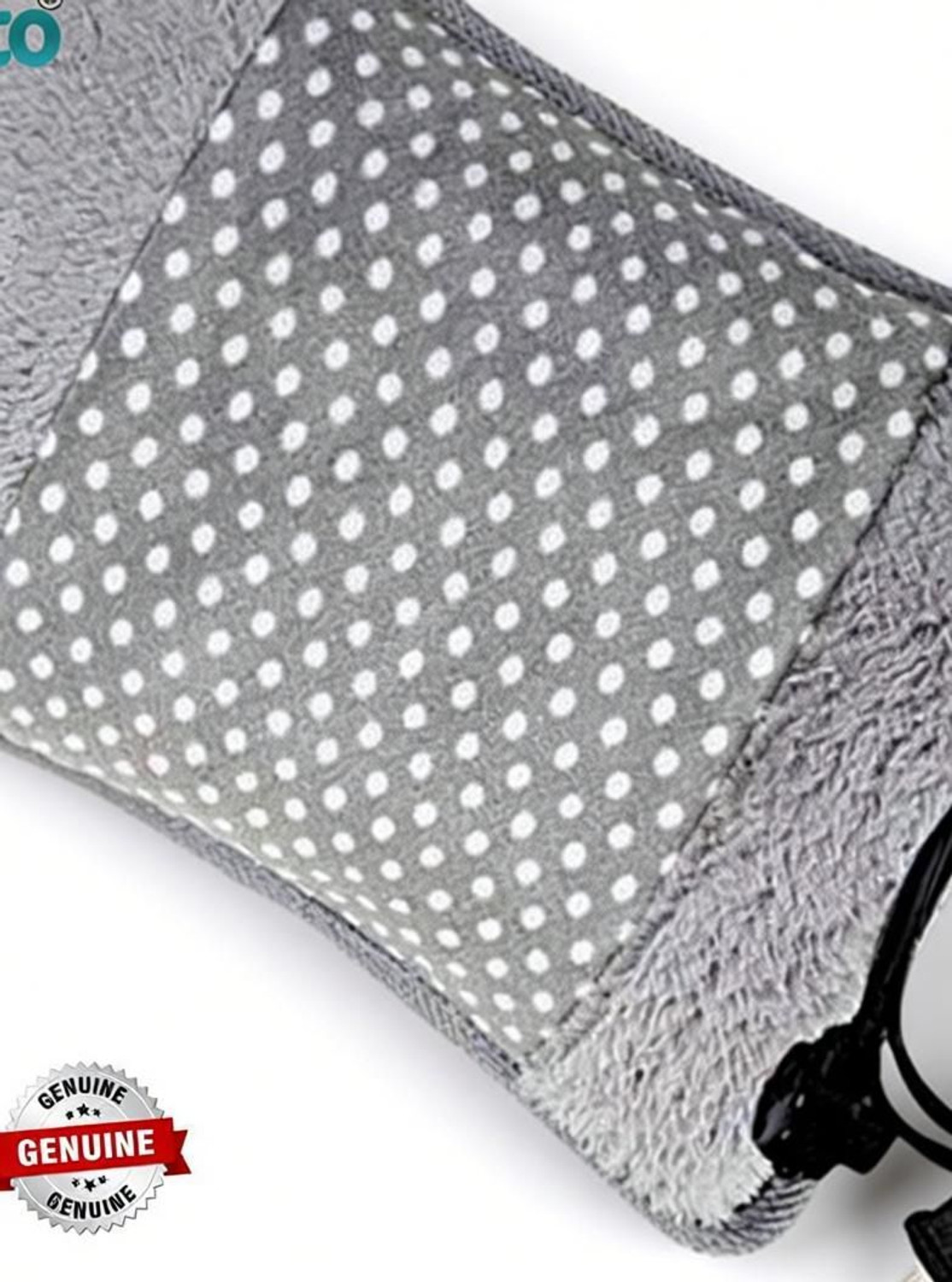 Image of CRETO Velvet Gel Pad Full Body Pain Reliever Fur Electric 1 L Hot Water Bag