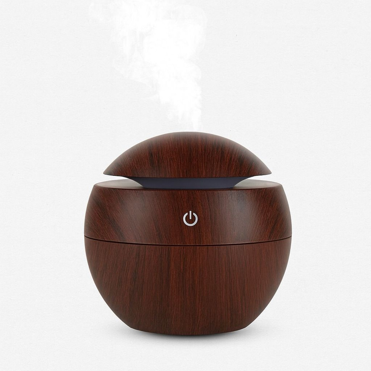 Image of Thegiftsquare Aroma Sphere Wooden Finish Portable Air Humidifier & Air Purifier Oil Diffuser Portable Room Air Purifier