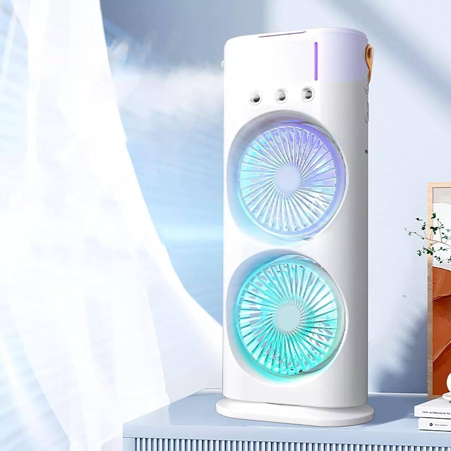 ELECRANGE Room Double Ended Spray Fan (Newly 2024) Desk Fan with