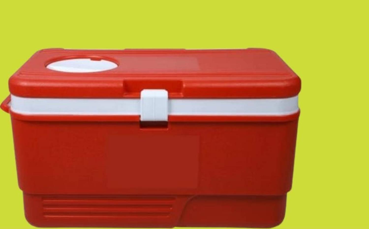 3D METRO SUPER STORE 50 L Plastic Insulated Chiller Ice Box 50 Ltr Vent Lid + Tap-12 Ice Bucket