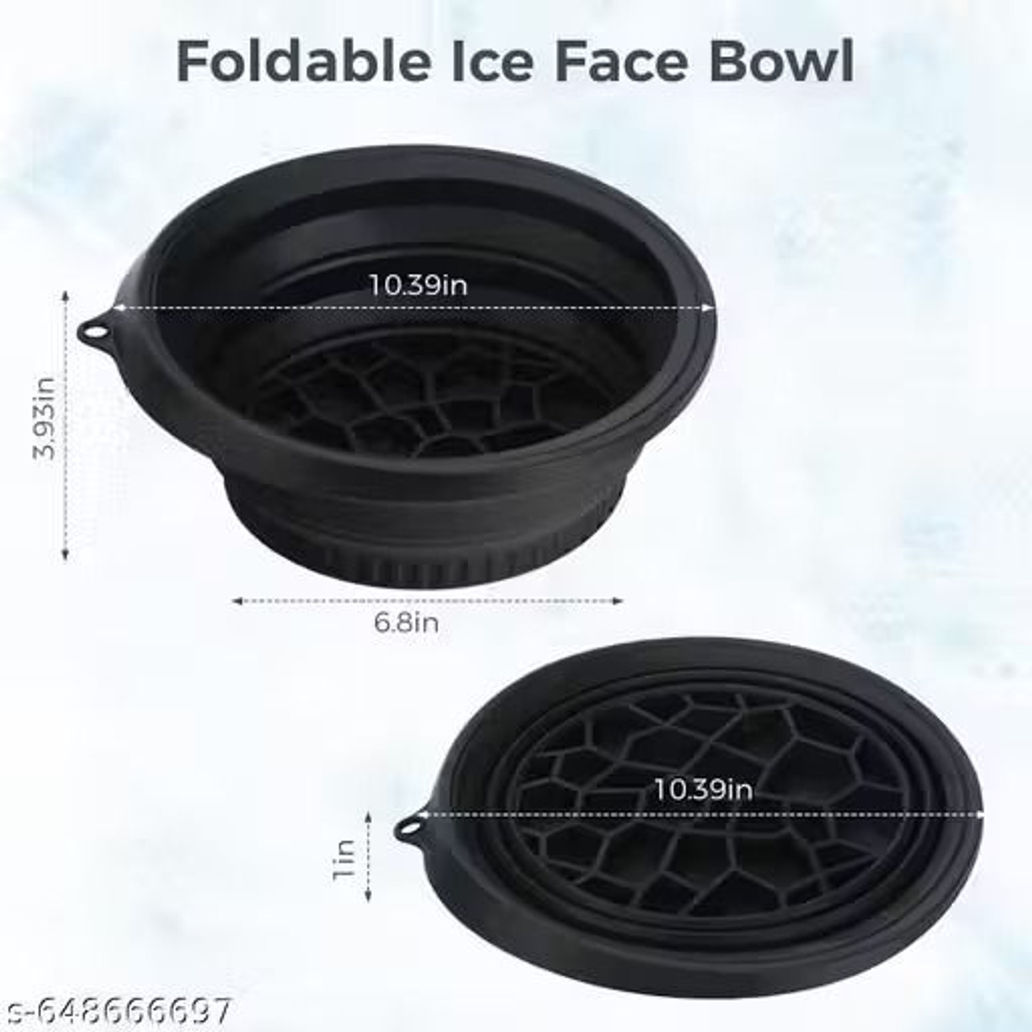 Image of Shivsham's kitchenware 1 L Silicone Ice bowl shopsy Ice Bucket