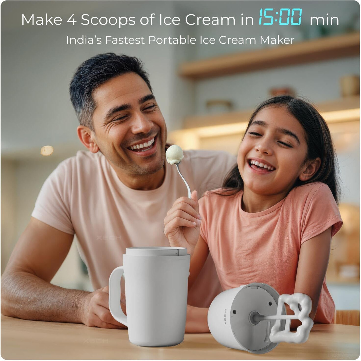 Image of xech 400 ml Electric Ice Cream Maker