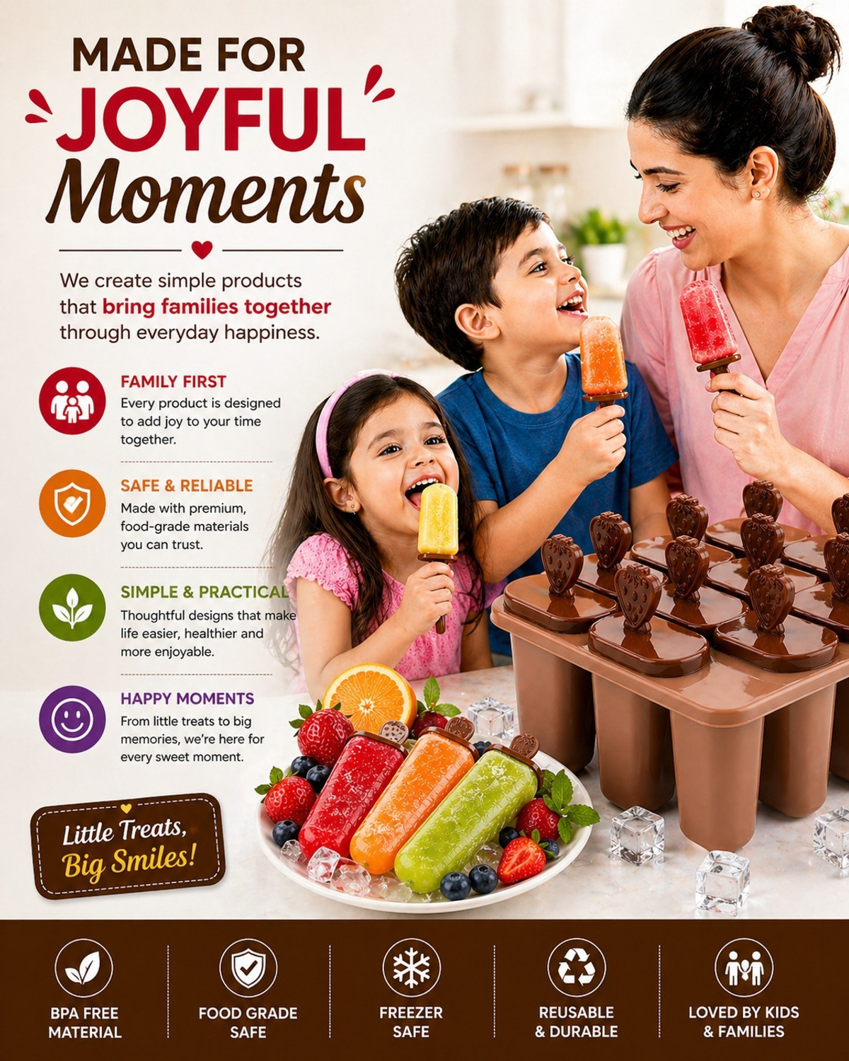 Image of SR GOLAKIYA 80 ml Manual Ice Cream Maker