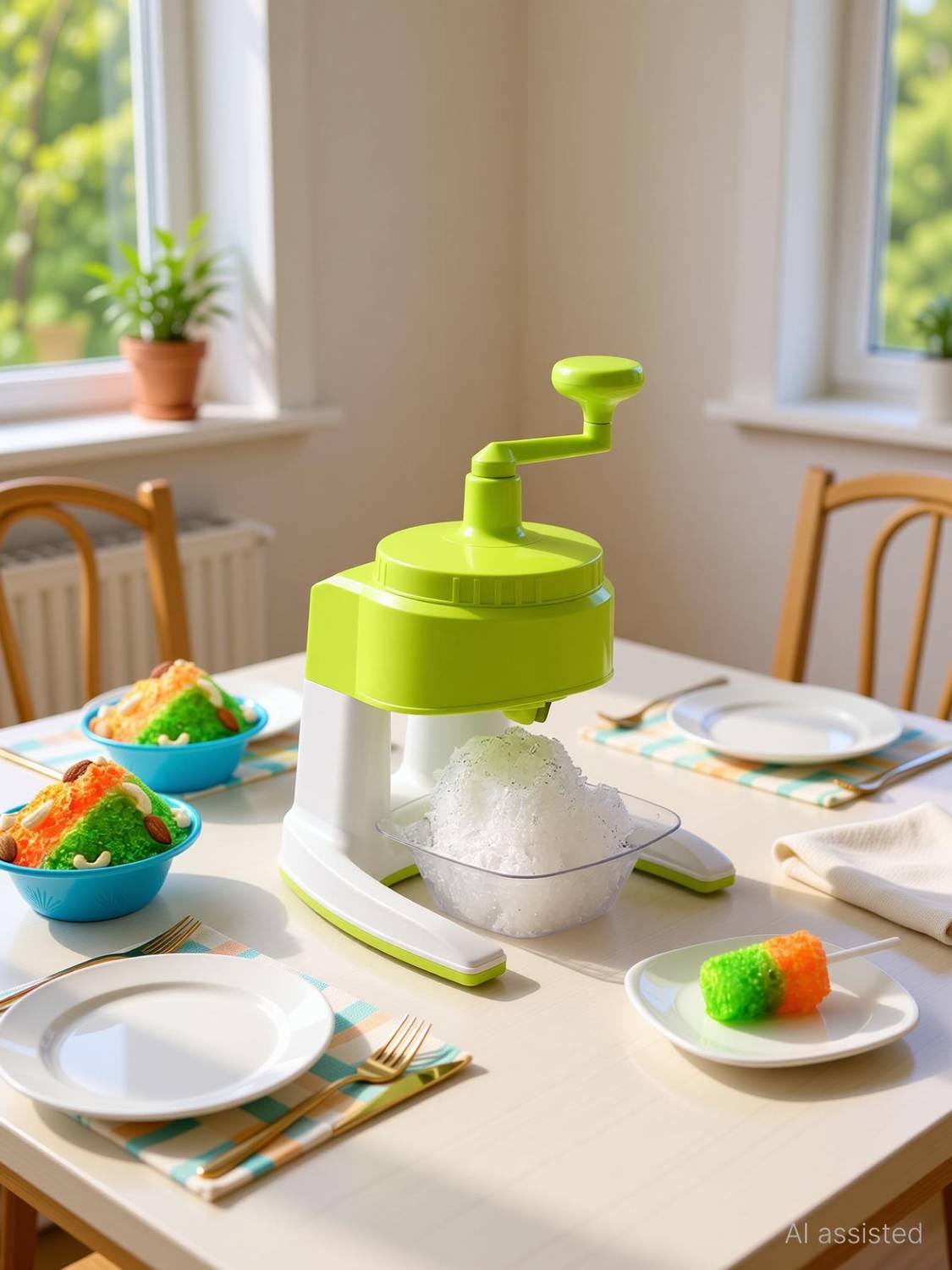 BAREPEPE 500 ml Manual Ice Cream Maker